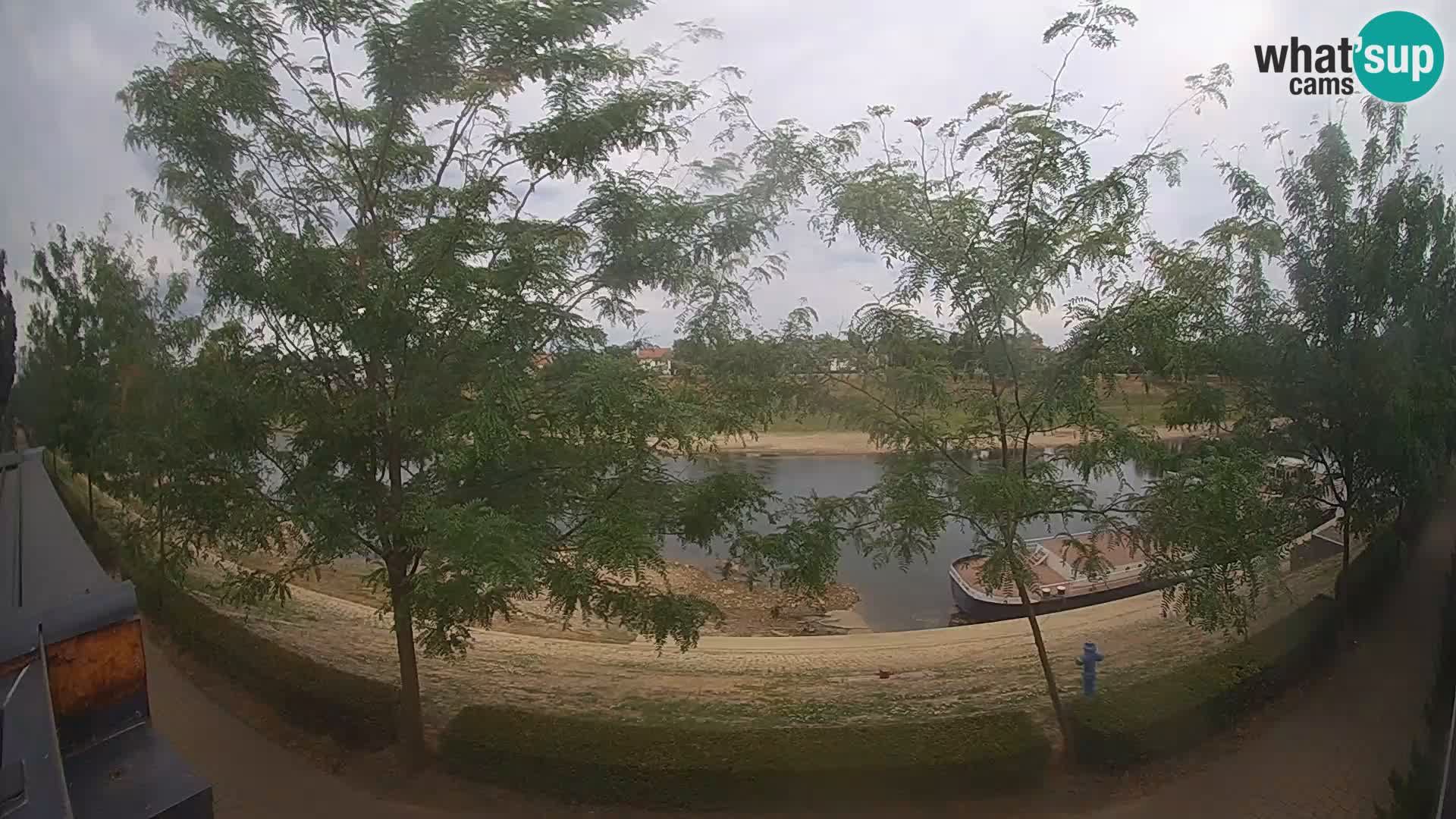 Sisak live webcam Kolpa river view – Croatia