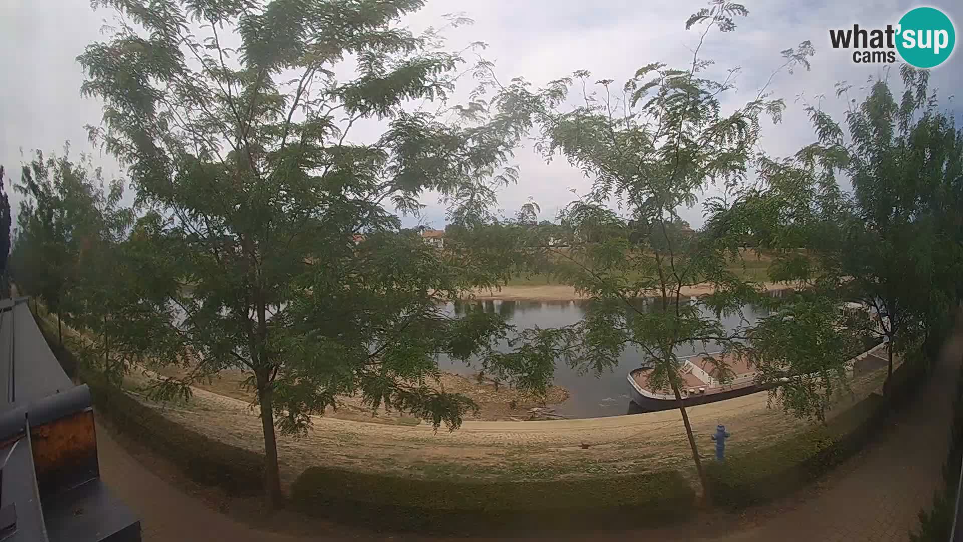 Sisak webcam en direct – vue sur la rivière Kolpa – Croatie