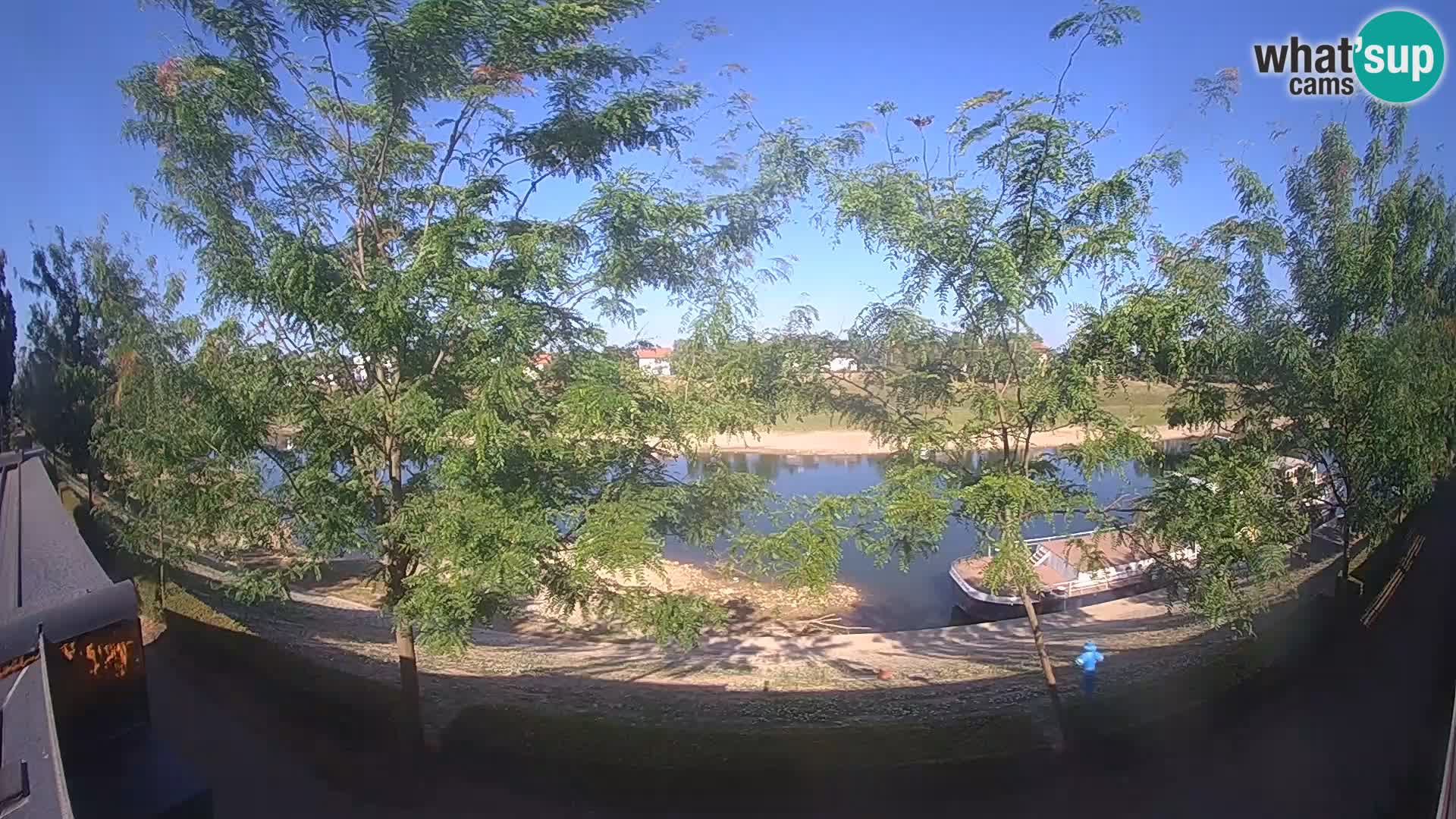 Sisak webcam en vivo Kolpa river view – Croacia