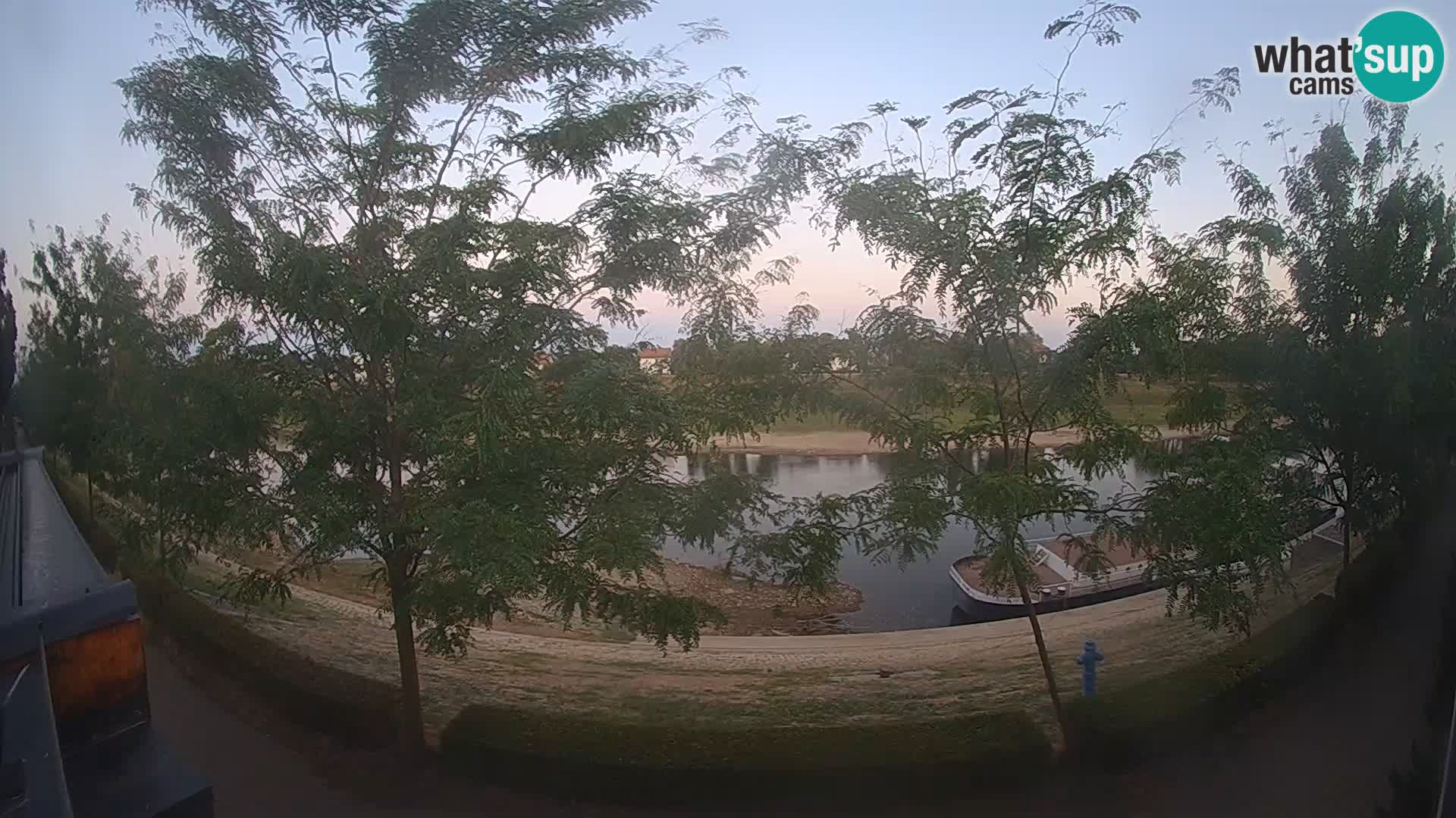 Sisak live webcam Kolpa river view – Croatia