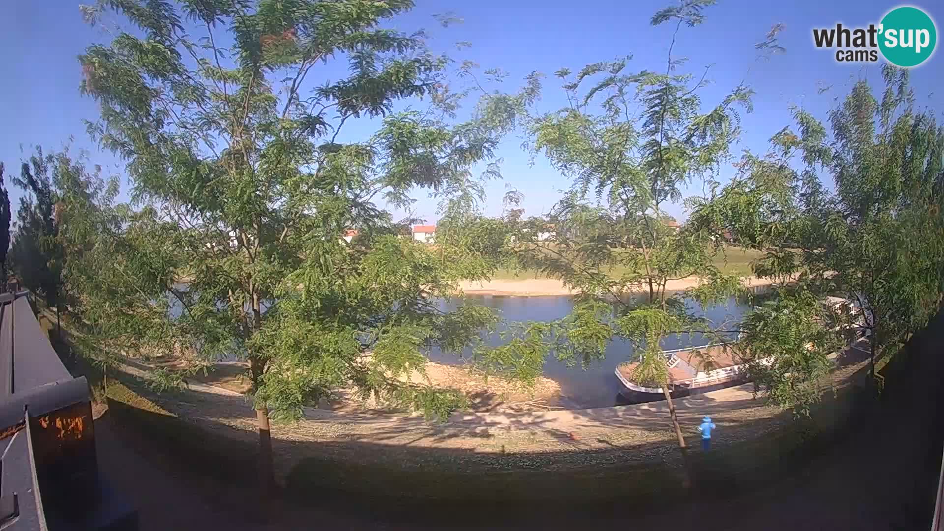 Sisak live webcam pogled na reku Kolpu