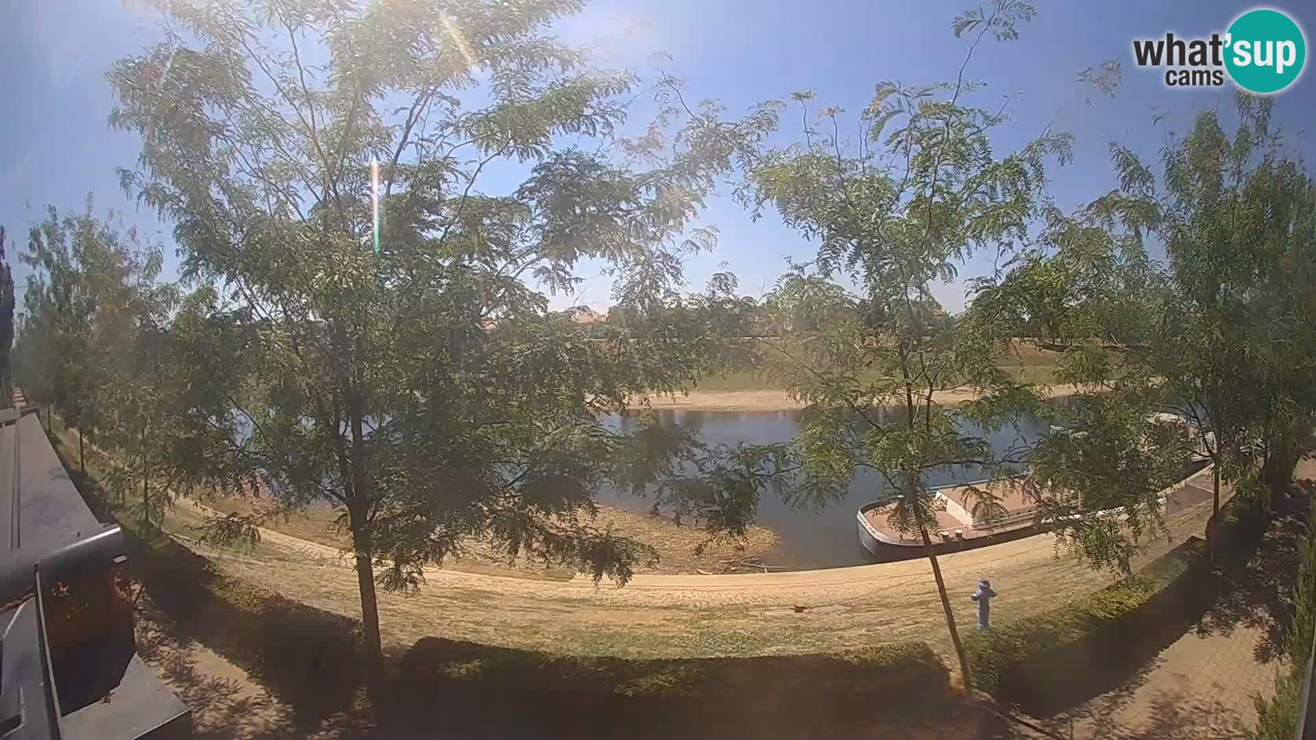 Sisak live webcam Kolpa river view – Croatia
