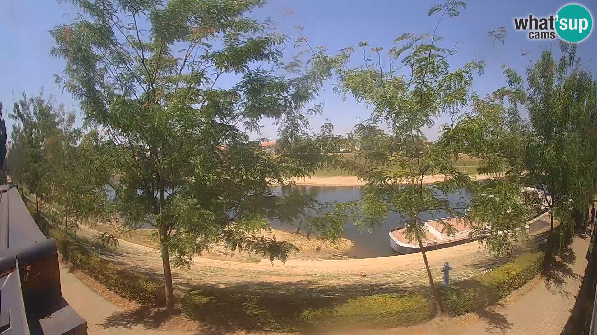 Sisak webcam en vivo Kolpa river view – Croacia
