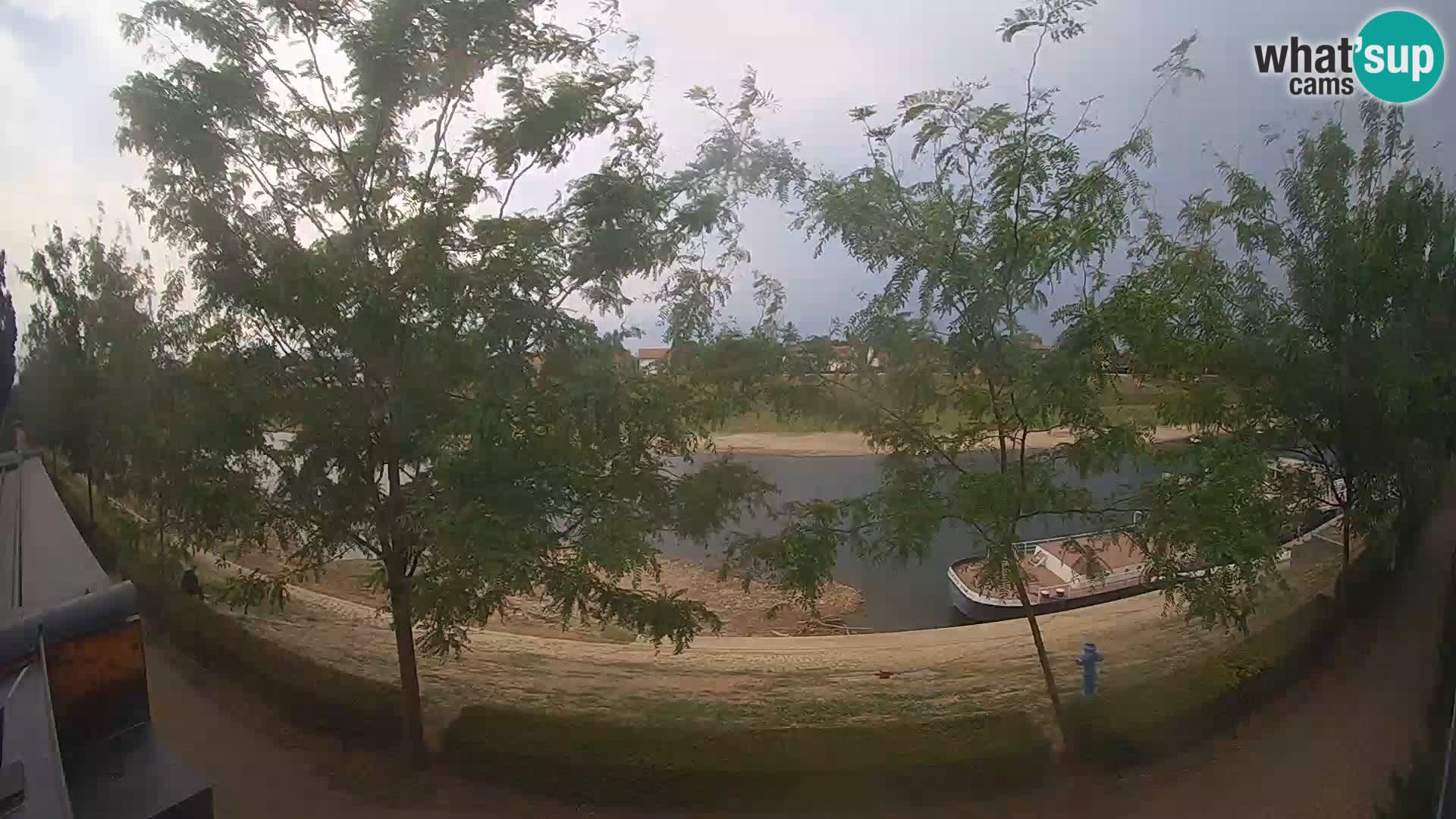 Sisak live webcam Kolpa river view – Croatia