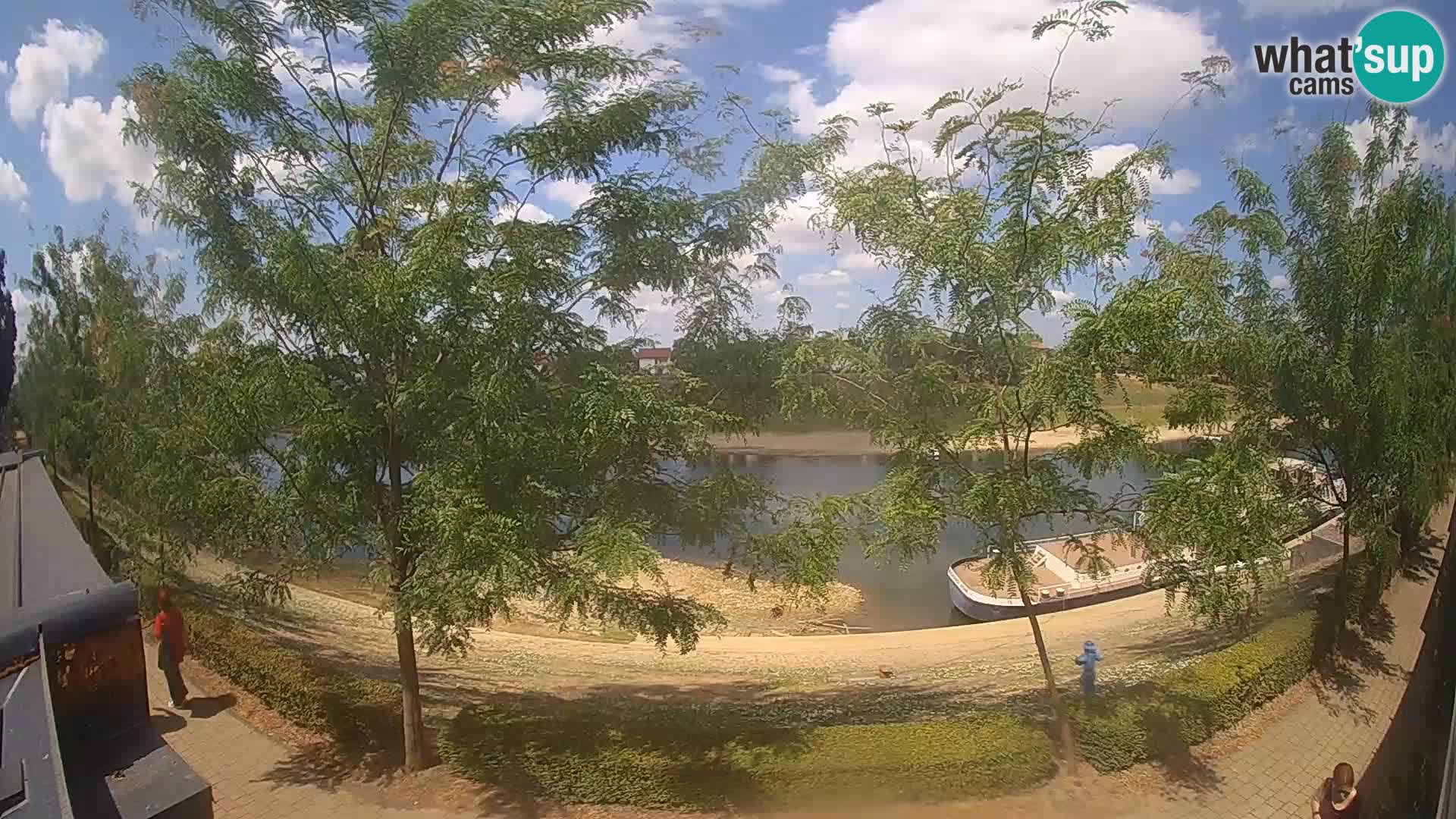 Sisak webcam en vivo Kolpa river view – Croacia