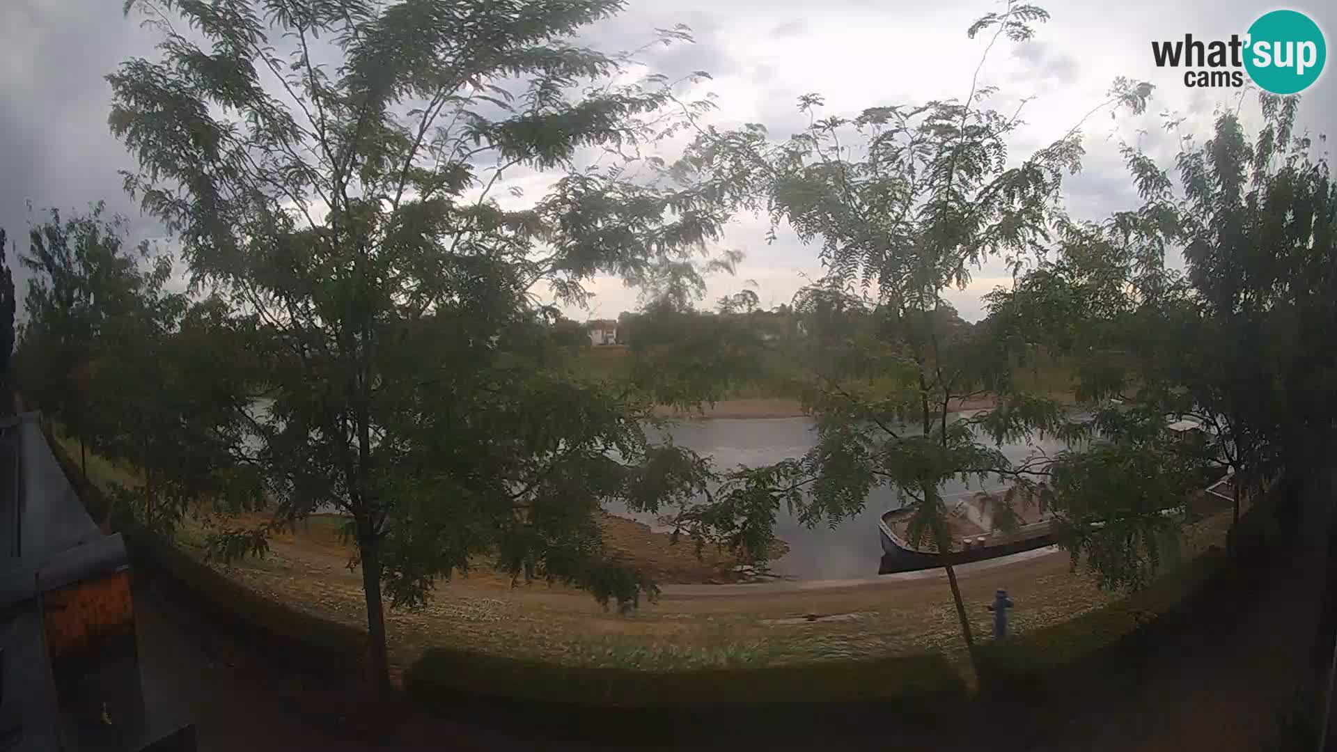 Sisak live webcam – vista sul fiume Kolpa – Croazia