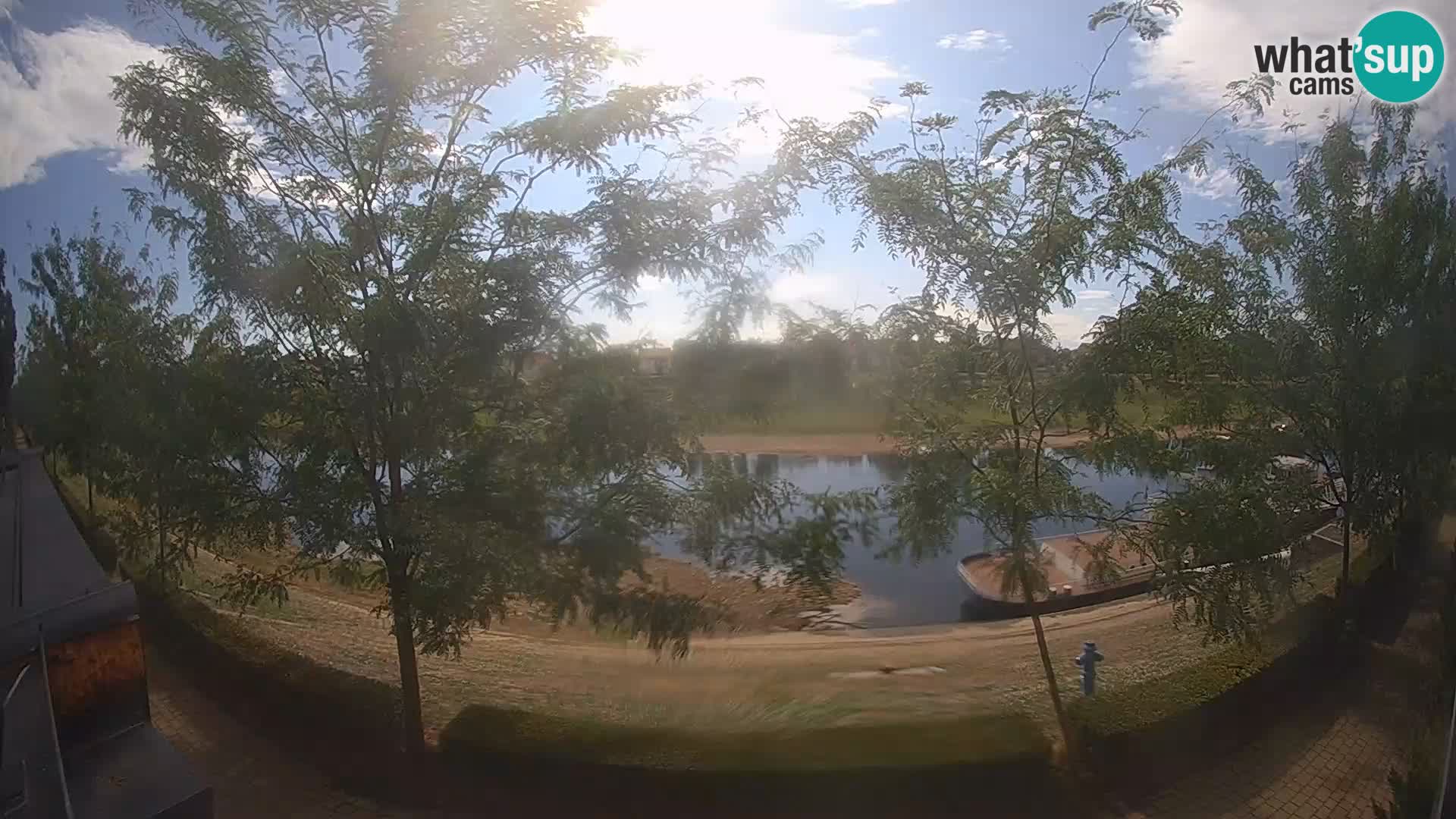 Sisak Live-Webcam Blick auf den Fluss Kolpa – Kroatien