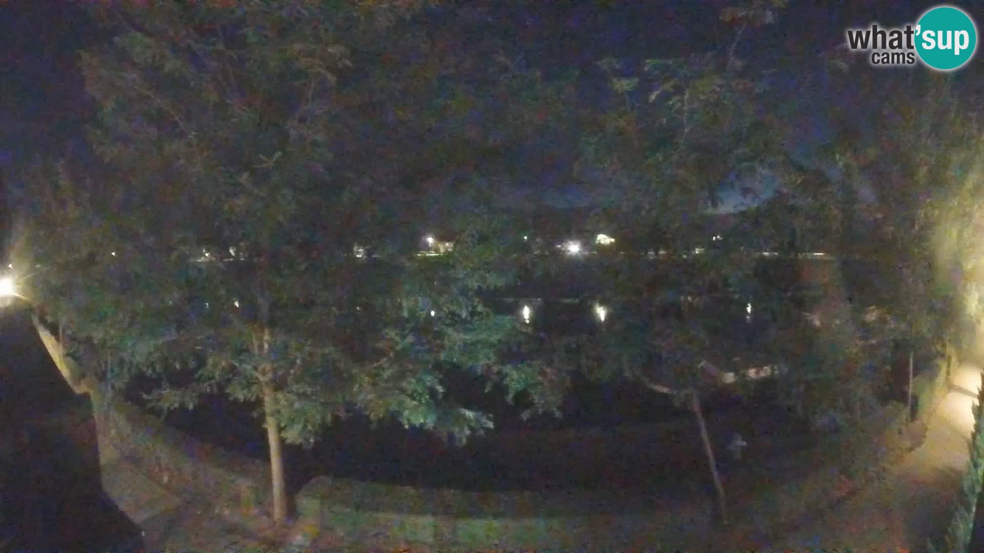 Sisak live webcam – vista sul fiume Kolpa – Croazia