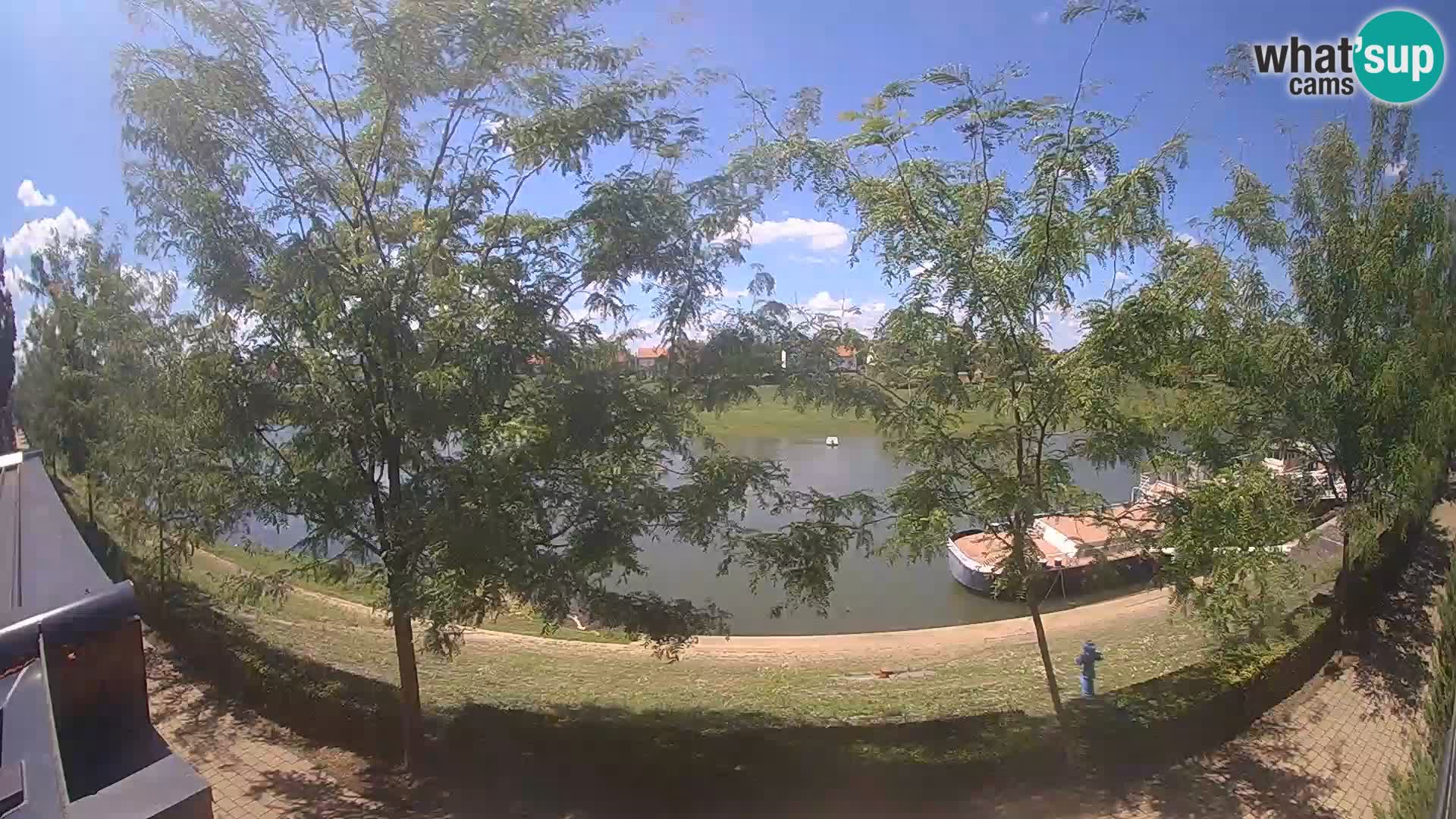 Sisak webcam en vivo Kolpa river view – Croacia