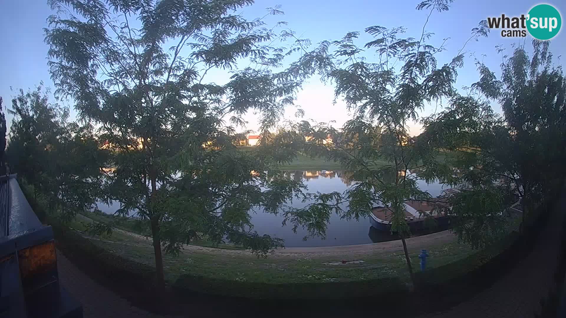 Sisak live webcam pogled na reku Kolpu