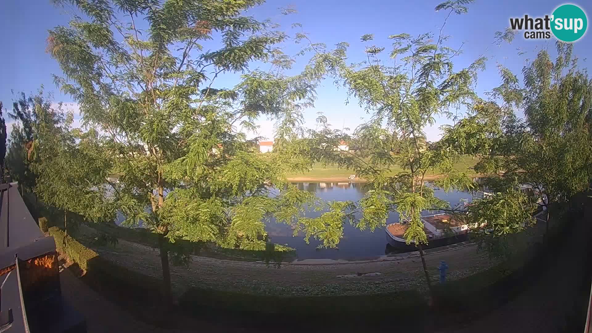 Sisak live webcam Kolpa river view – Croatia