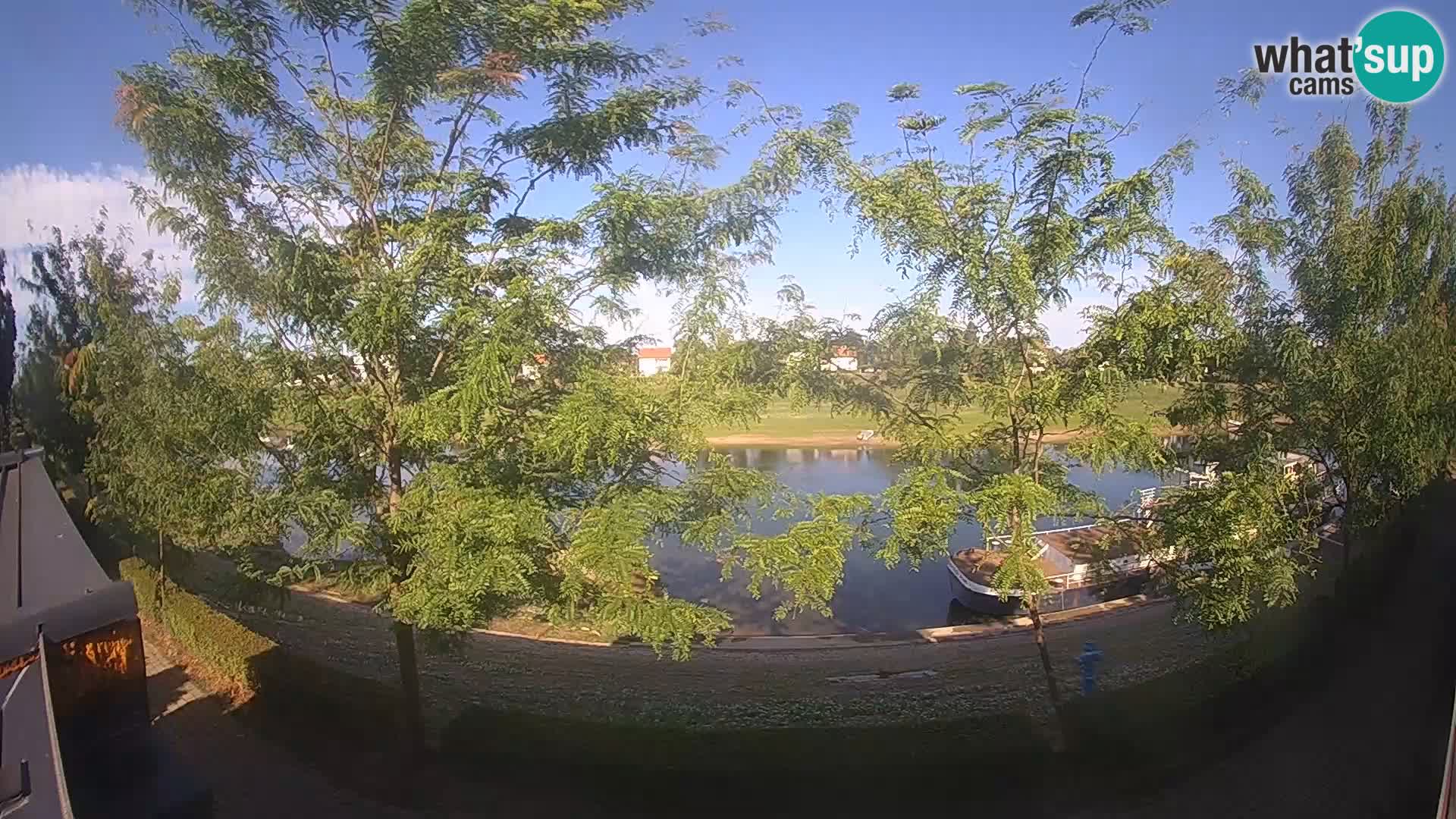 Sisak webcam en direct – vue sur la rivière Kolpa – Croatie