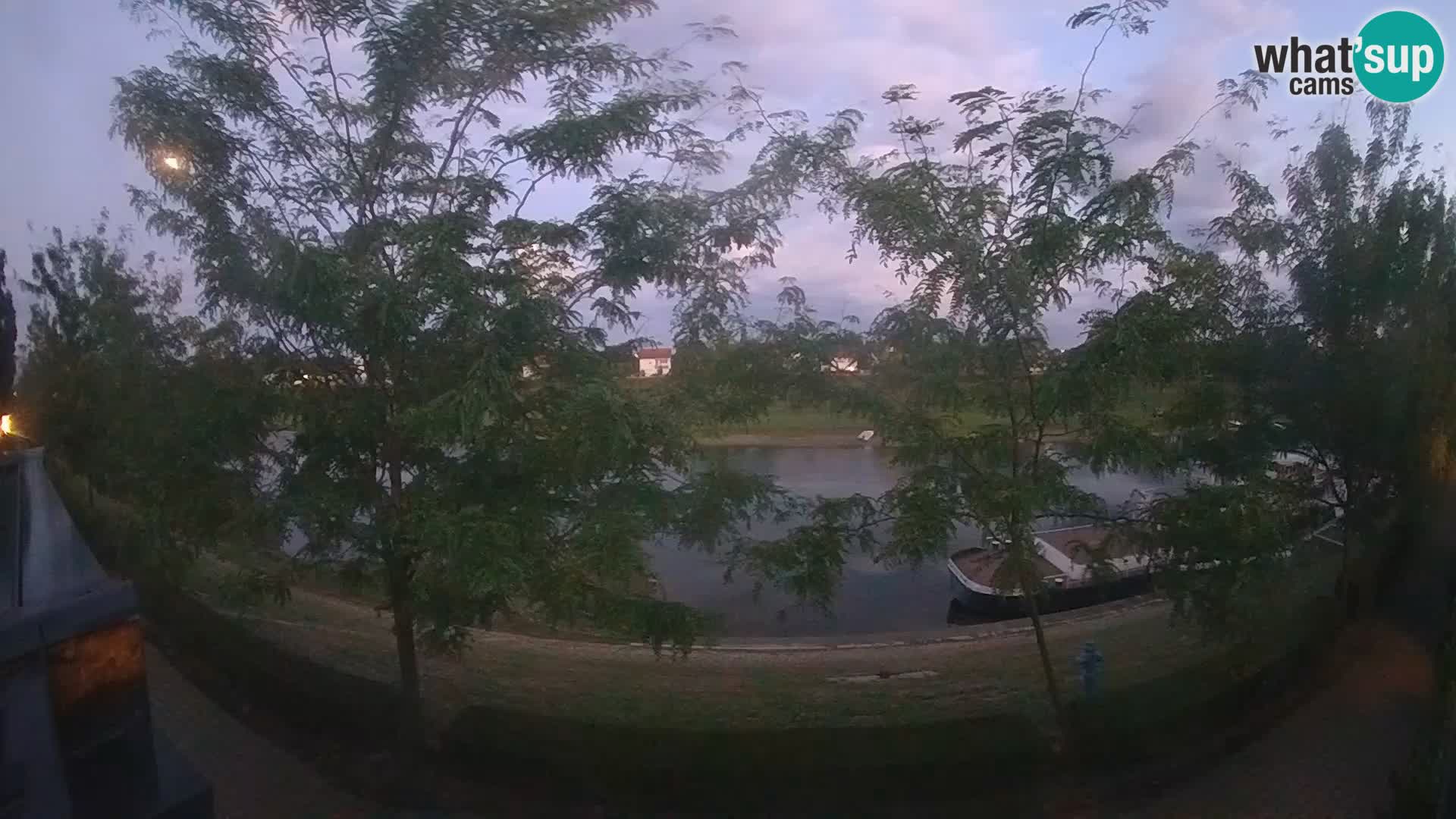 Sisak live webcam Kolpa river view – Croatia