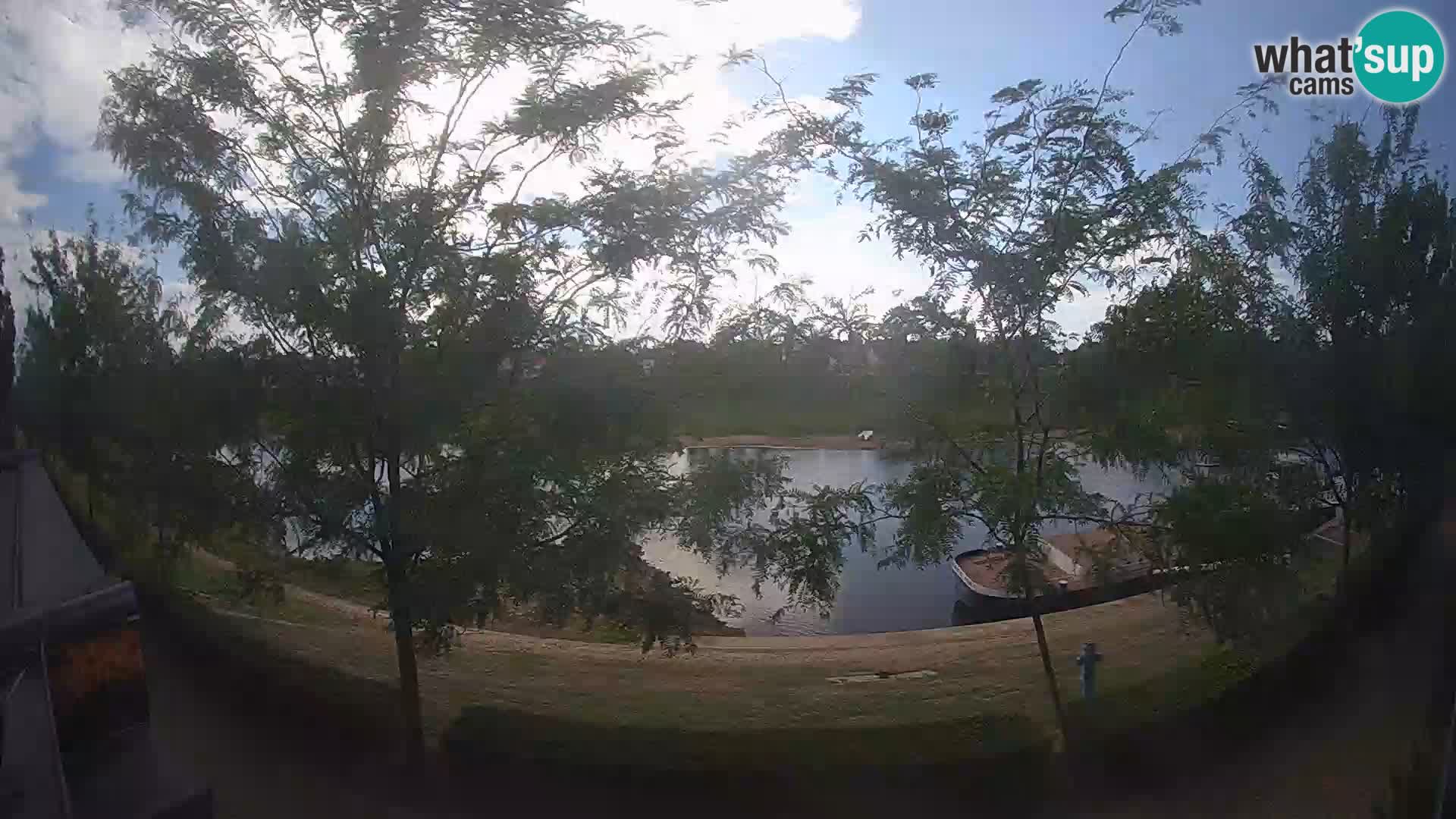 Sisak live webcam – vista sul fiume Kolpa – Croazia