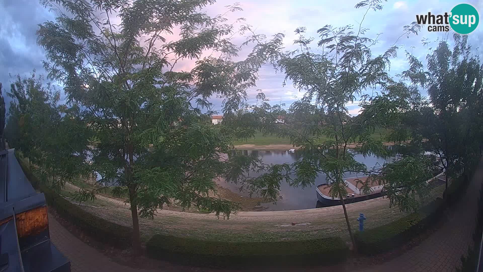 Sisak live webcam Kolpa river view – Croatia