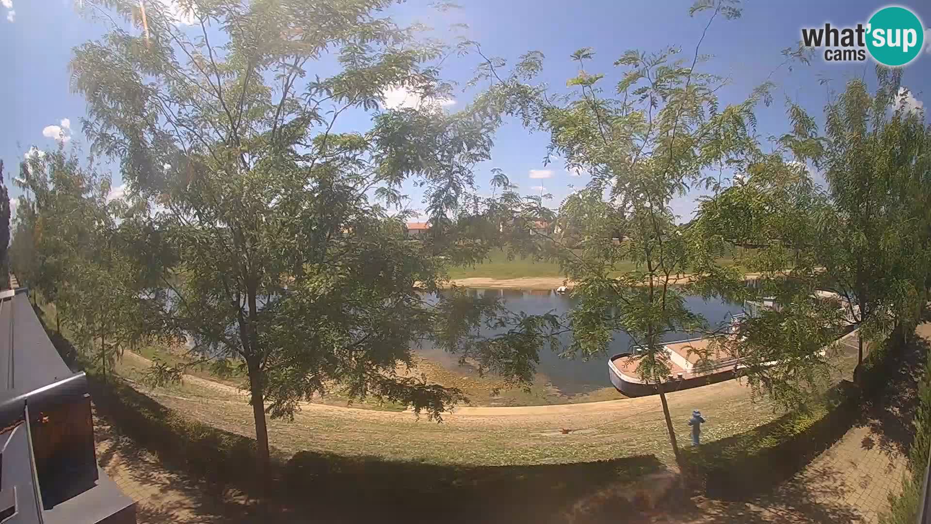 Sisak webcam en direct – vue sur la rivière Kolpa – Croatie