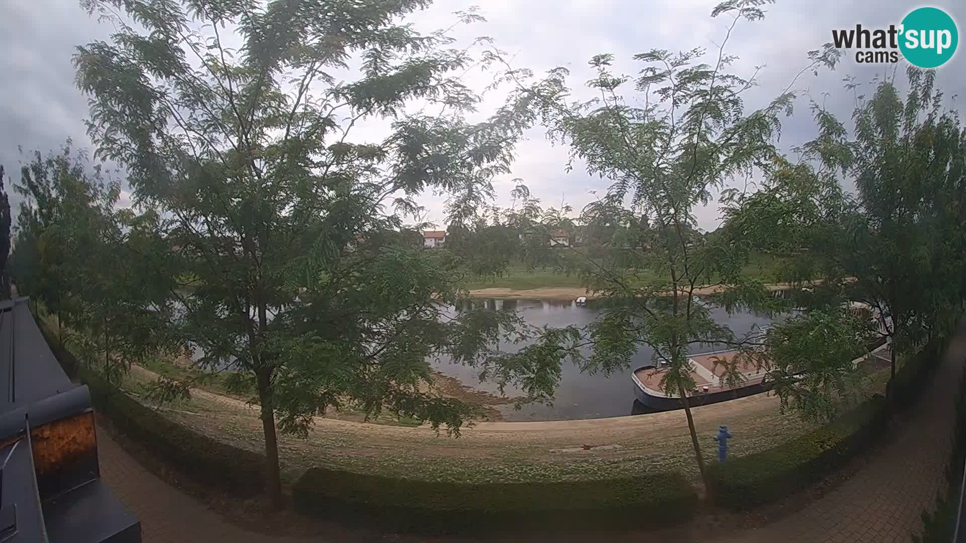 Sisak live webcam Kolpa river view – Croatia