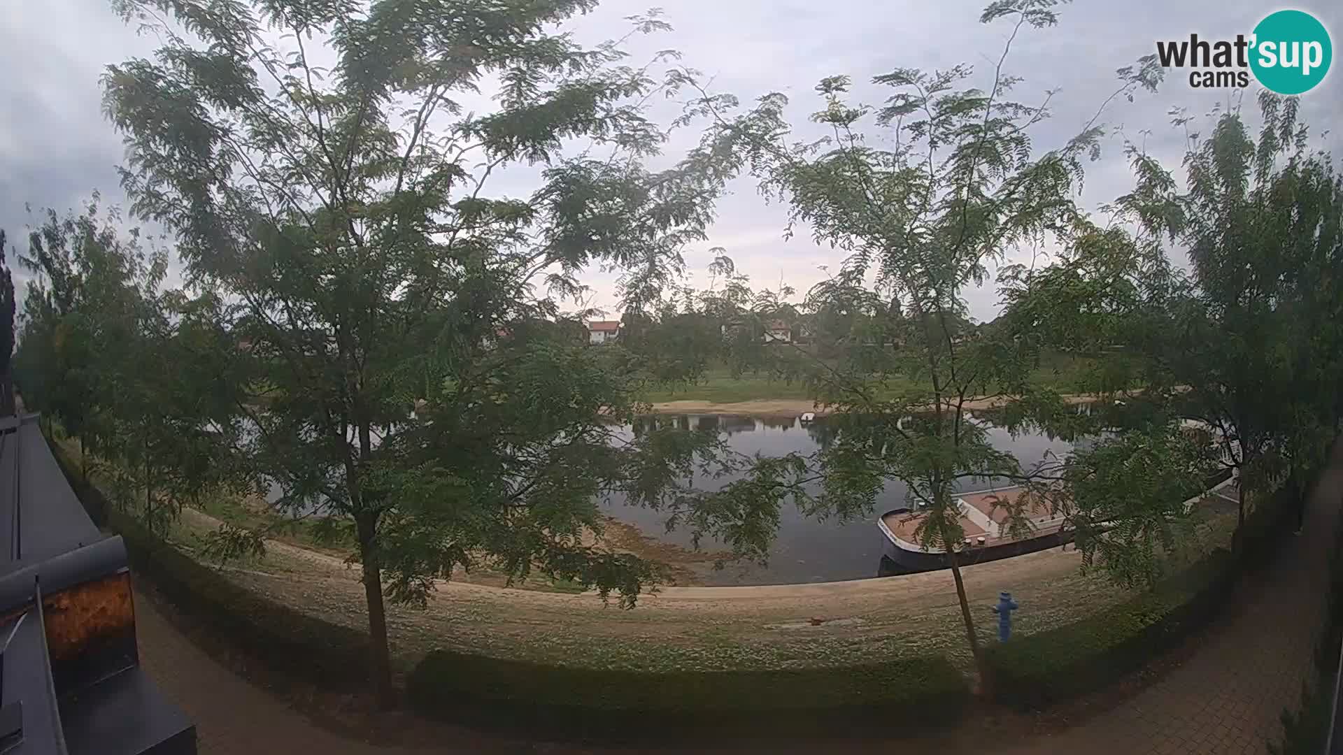 Sisak live webcam Kolpa river view – Croatia