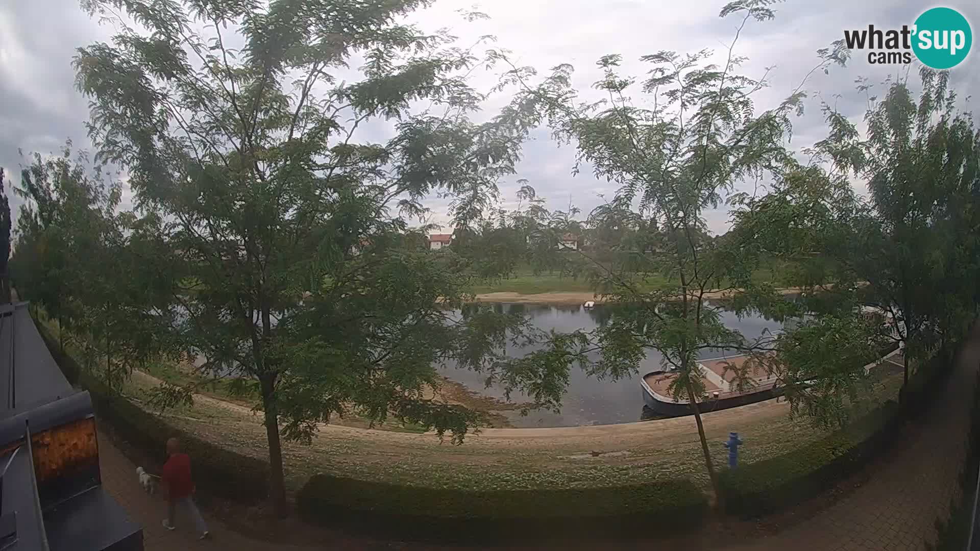 Sisak live webcam pogled na reku Kolpu