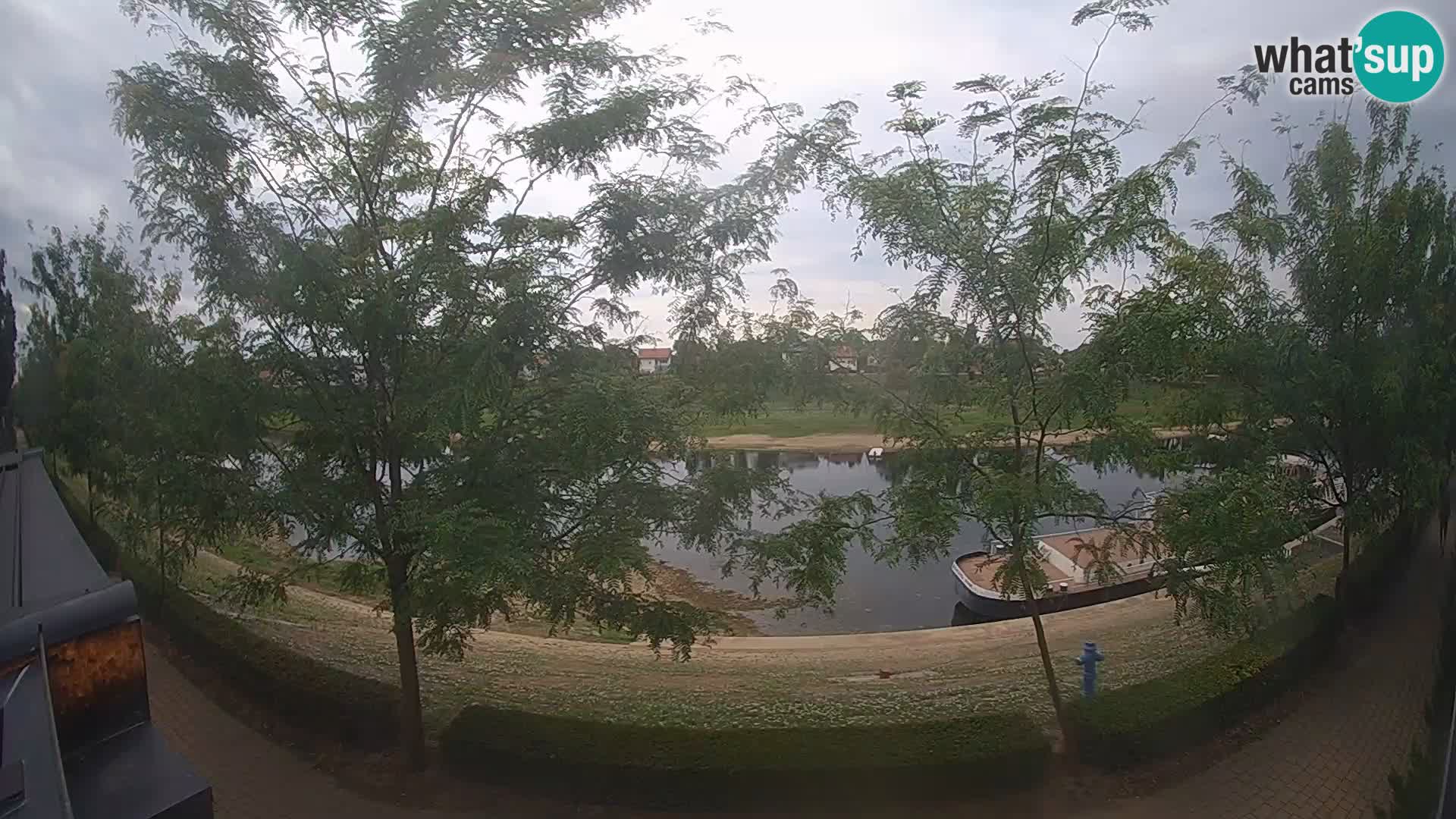 Sisak live webcam Kolpa river view – Croatia