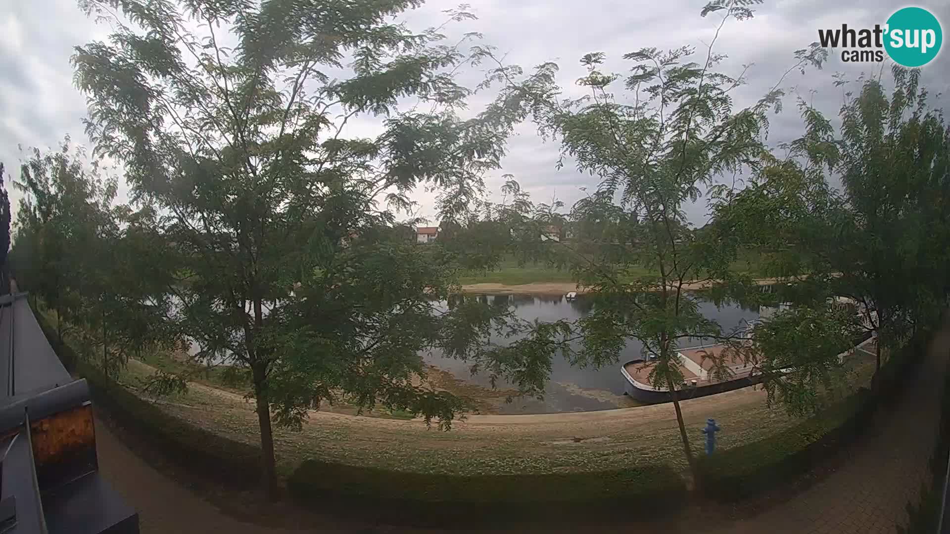 Sisak webcam en direct – vue sur la rivière Kolpa – Croatie