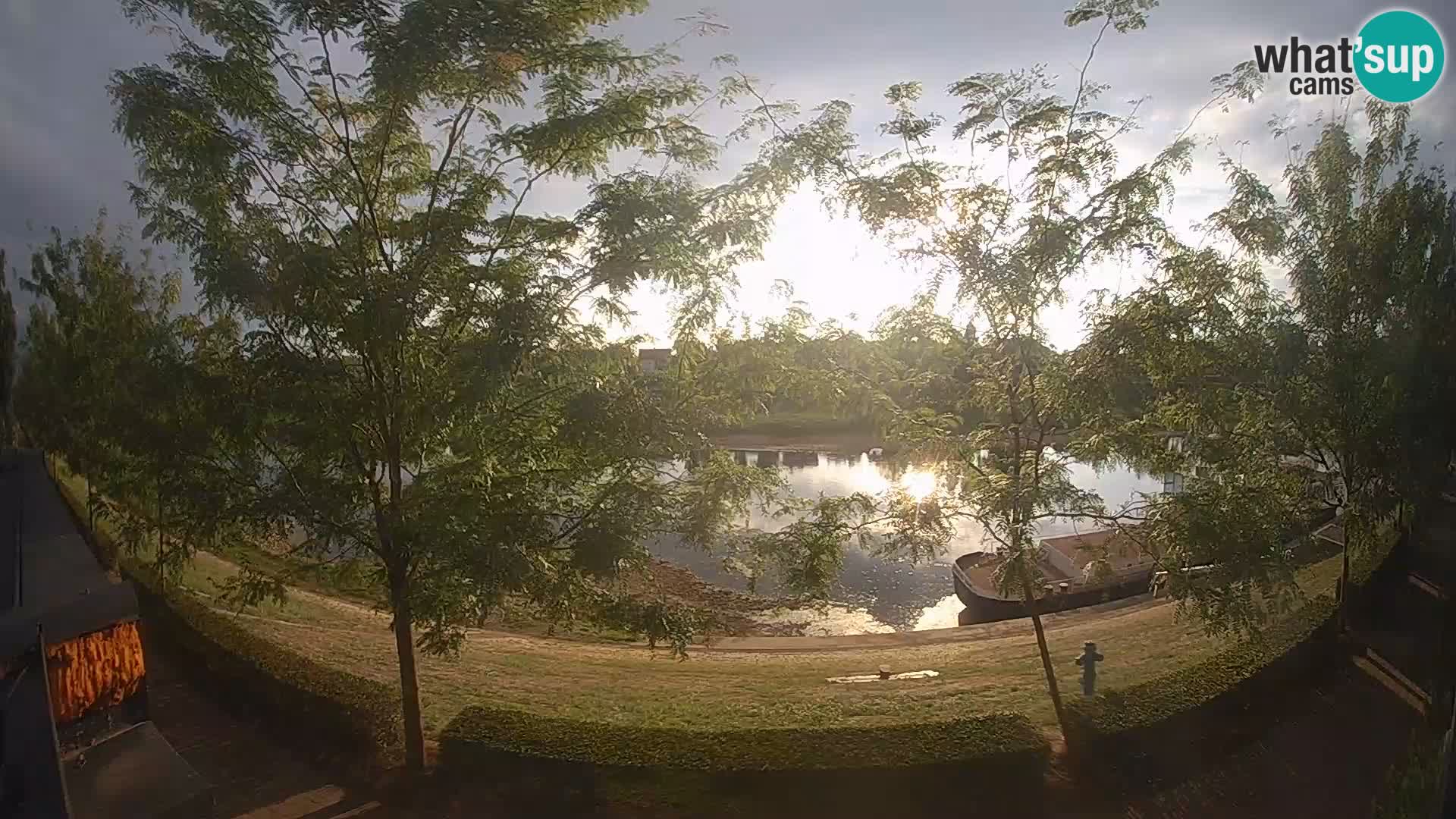 Sisak live webcam Kolpa river view – Croatia