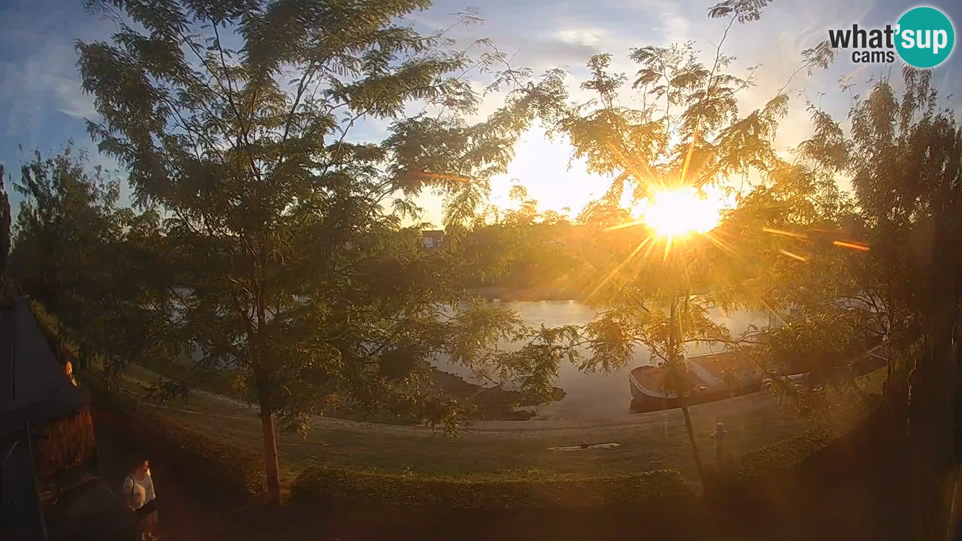 Sisak live webcam pogled na reku Kolpu