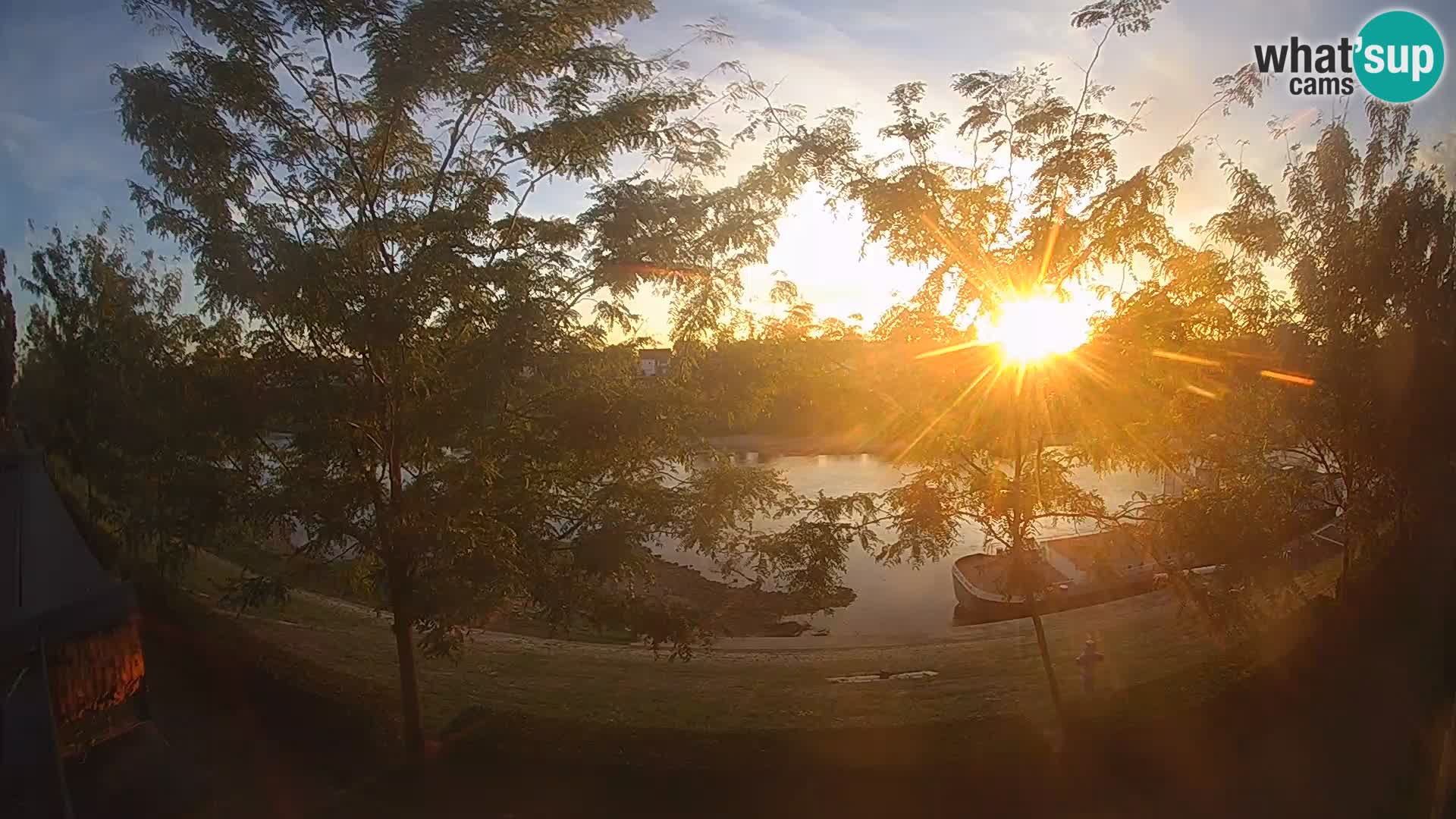 Sisak webcam en direct – vue sur la rivière Kolpa – Croatie