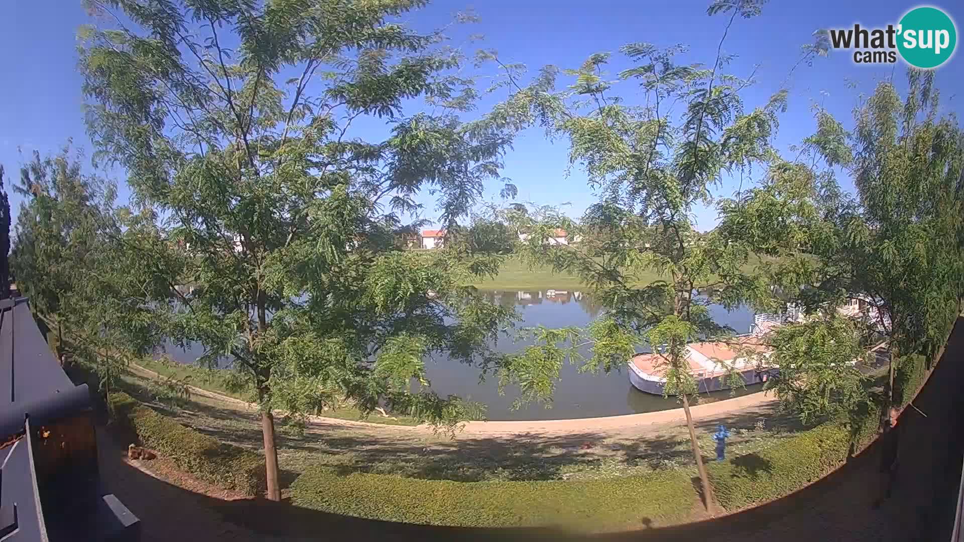 Sisak live webcam – vista sul fiume Kolpa – Croazia