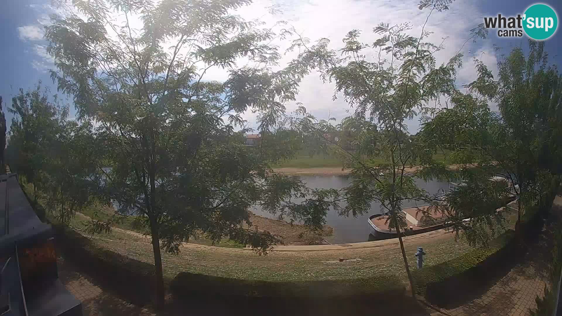 Sisak webcam en vivo Kolpa river view – Croacia