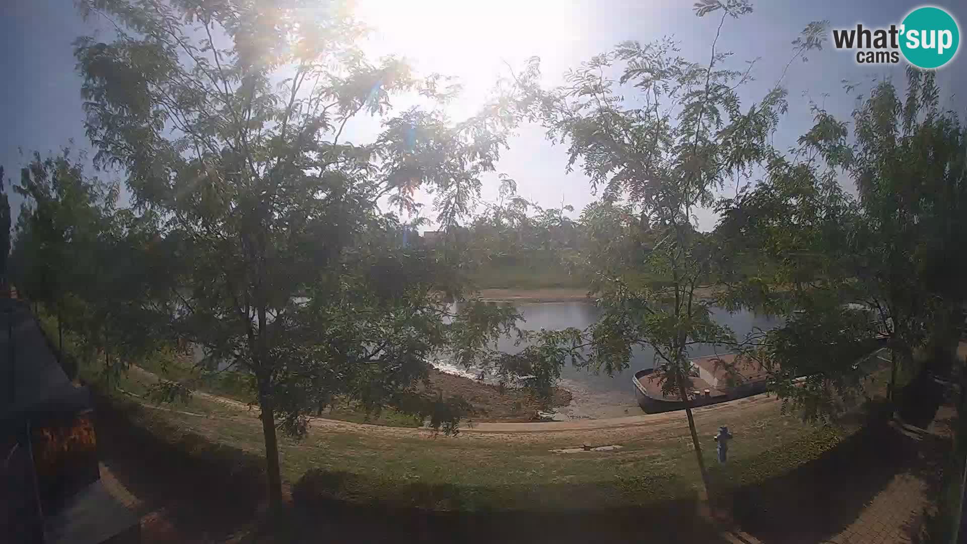 Sisak live webcam Kolpa river view – Croatia