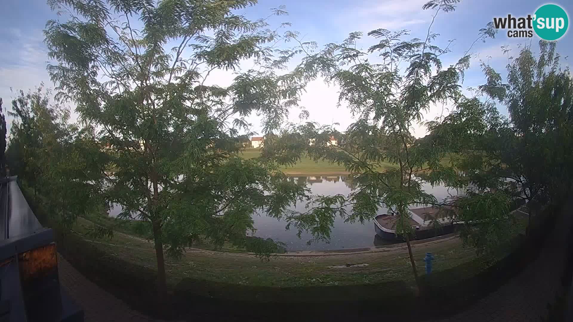 Sisak live webcam Kolpa river view – Croatia