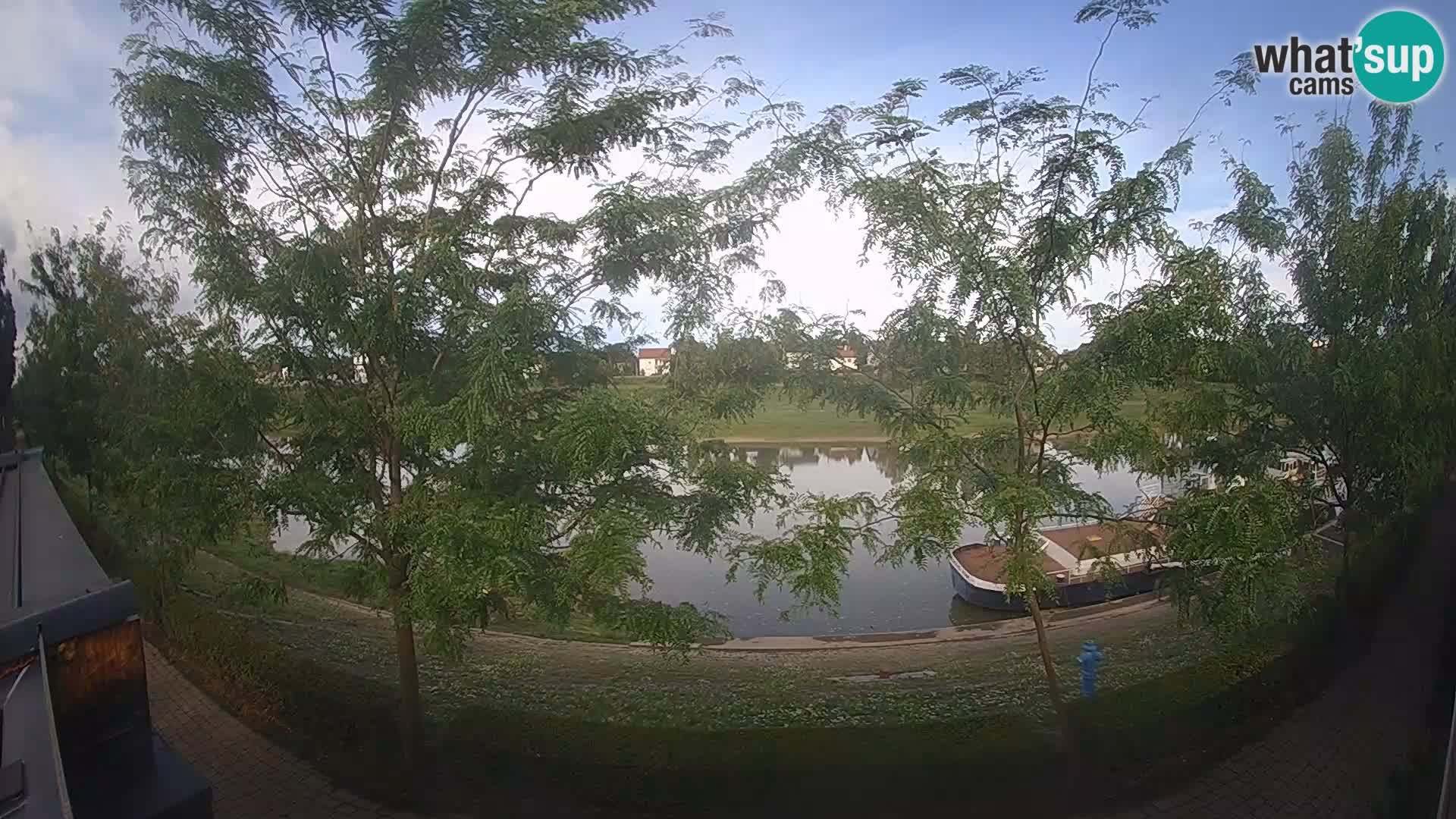 Sisak live webcam Kolpa river view – Croatia