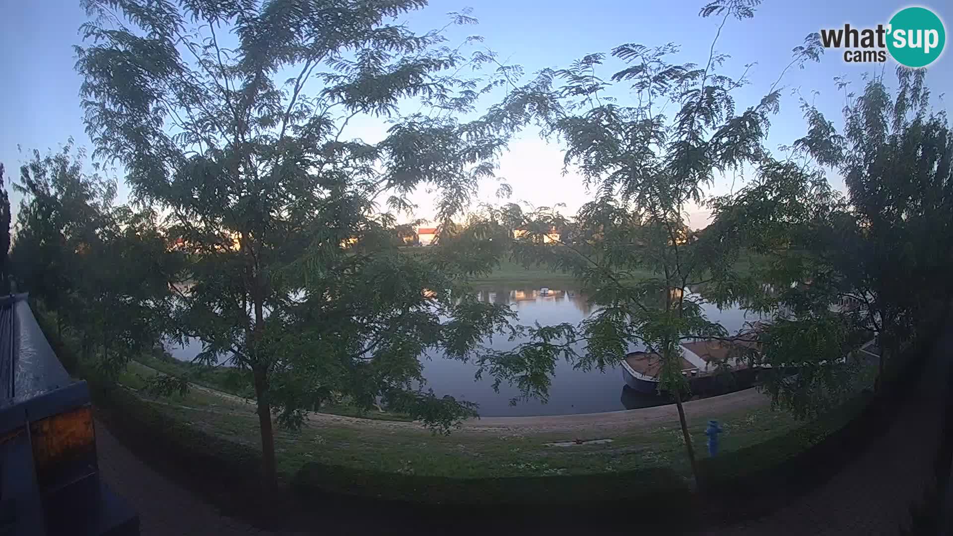 Sisak live webcam pogled na reku Kolpu