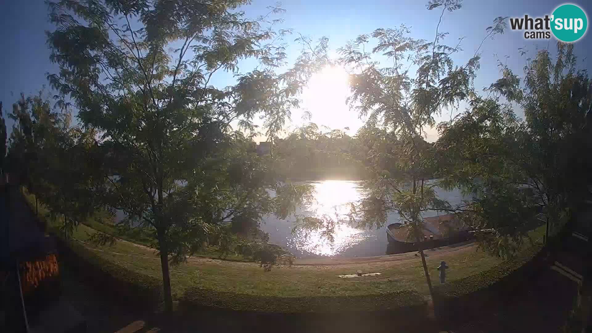 Sisak live webcam pogled na reku Kolpu