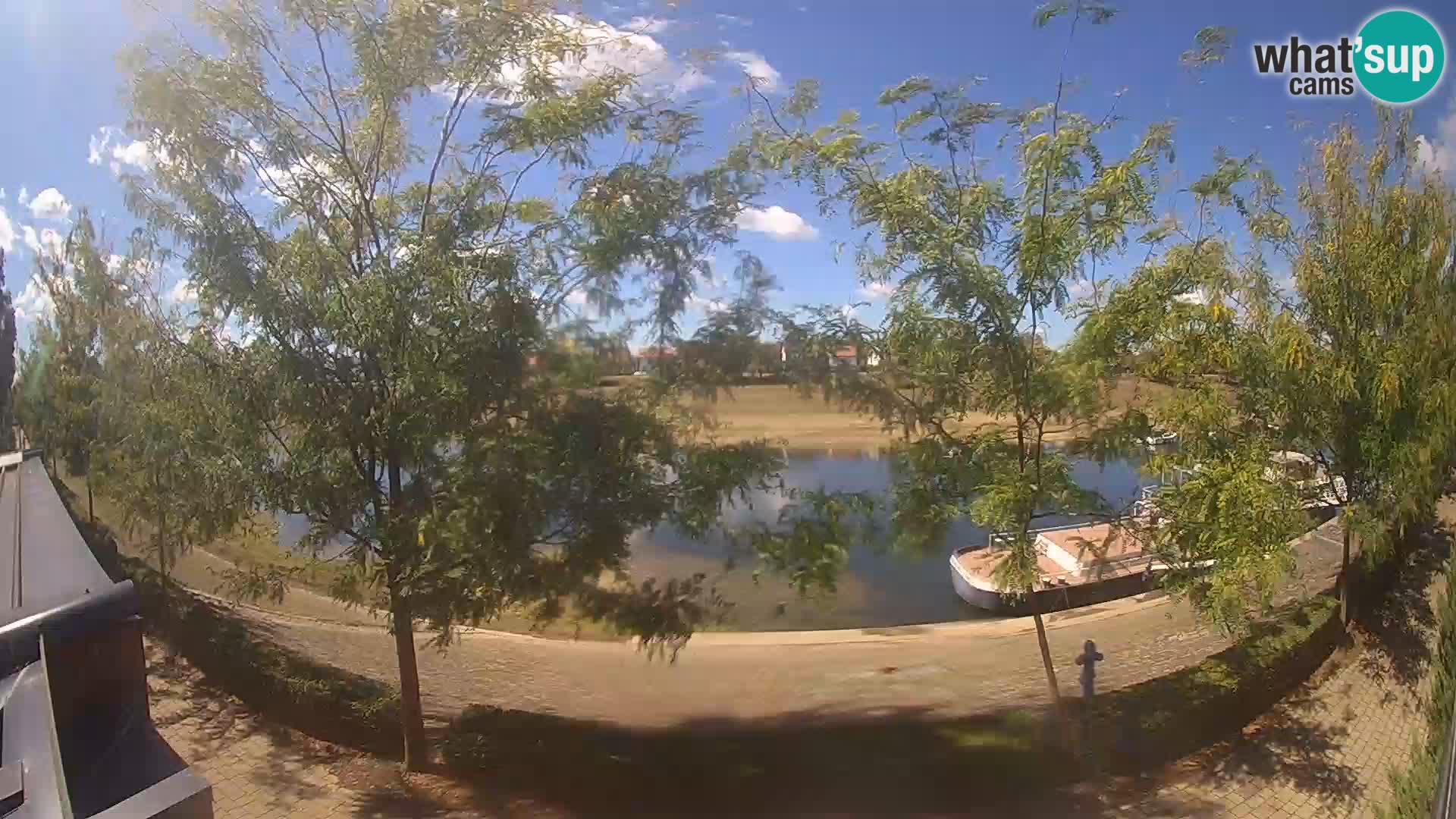 Sisak webcam en direct – vue sur la rivière Kolpa – Croatie