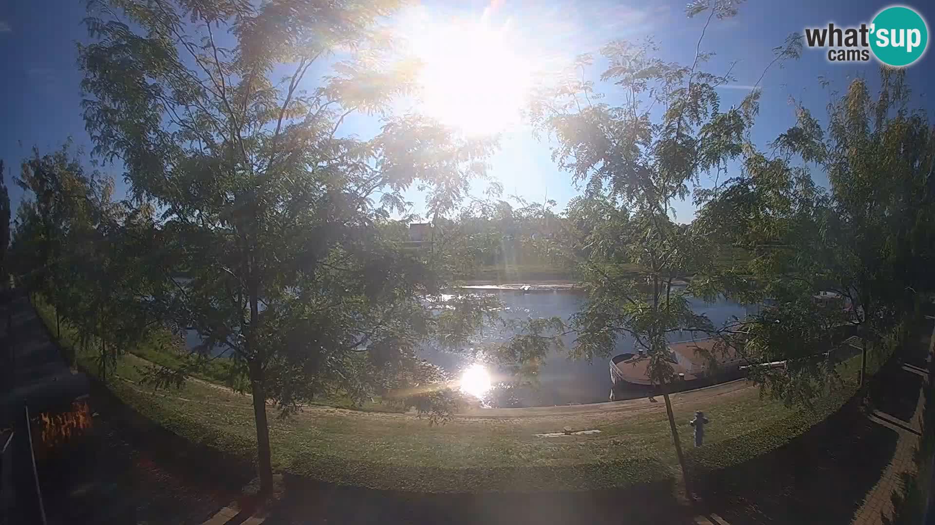 Sisak live webcam Kolpa river view – Croatia