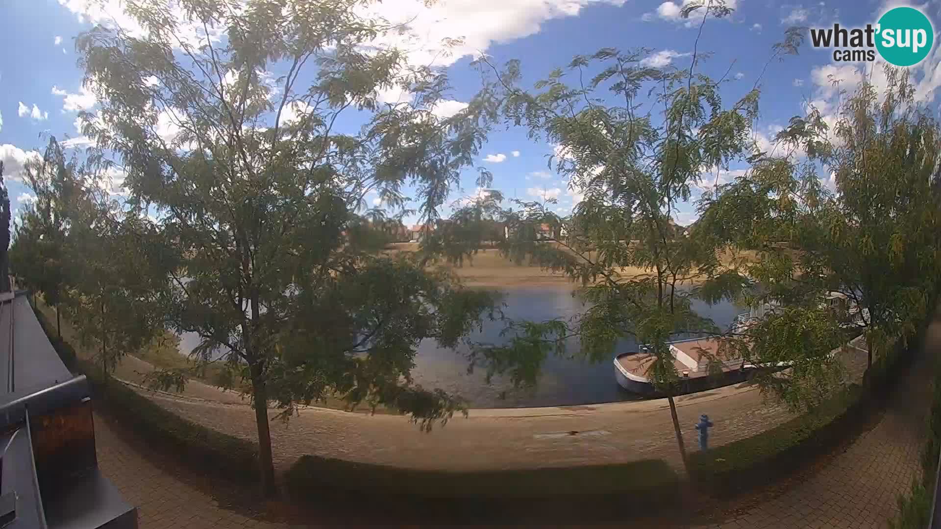 Sisak live webcam Kolpa river view – Croatia