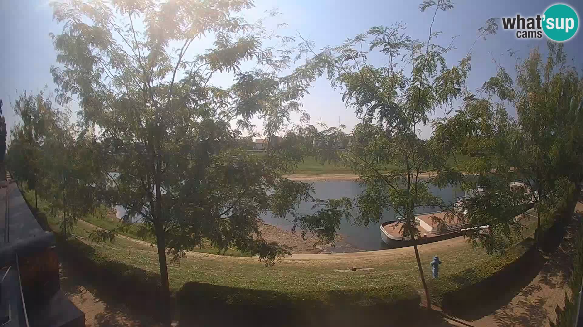 Sisak live webcam pogled na reku Kolpu