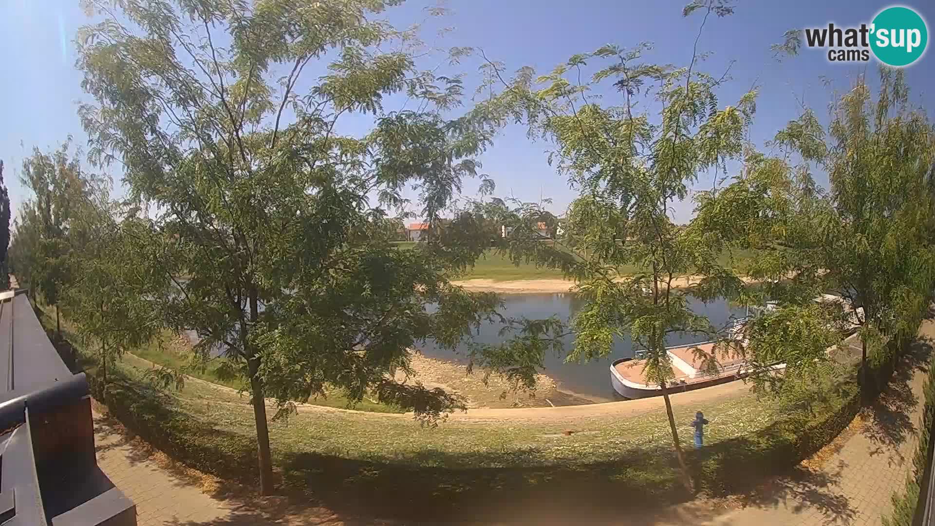 Sisak webcam en vivo Kolpa river view – Croacia