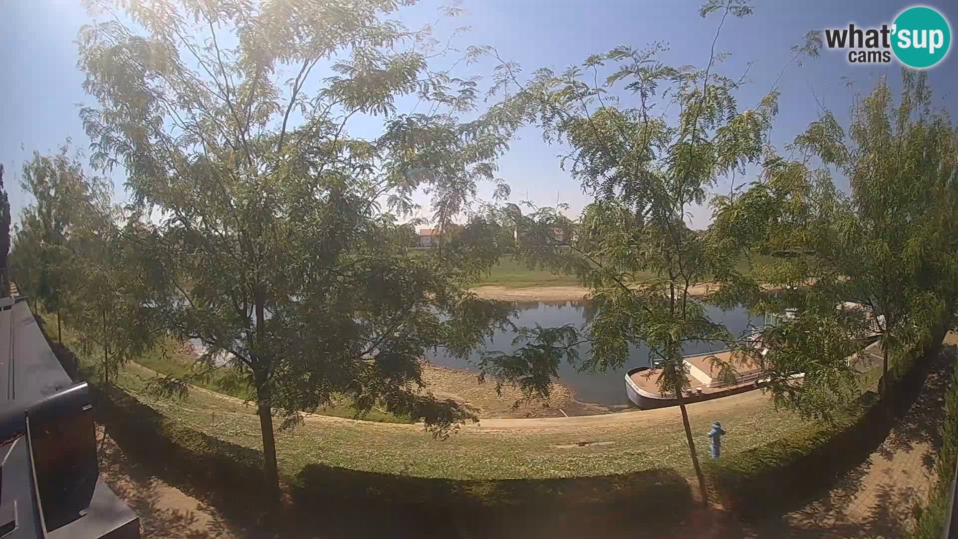 Sisak webcam en vivo Kolpa river view – Croacia