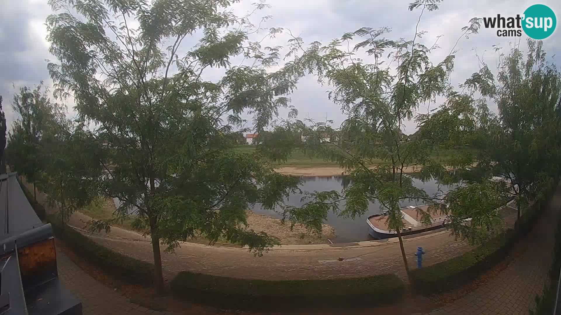 Sisak live webcam pogled na reku Kolpu