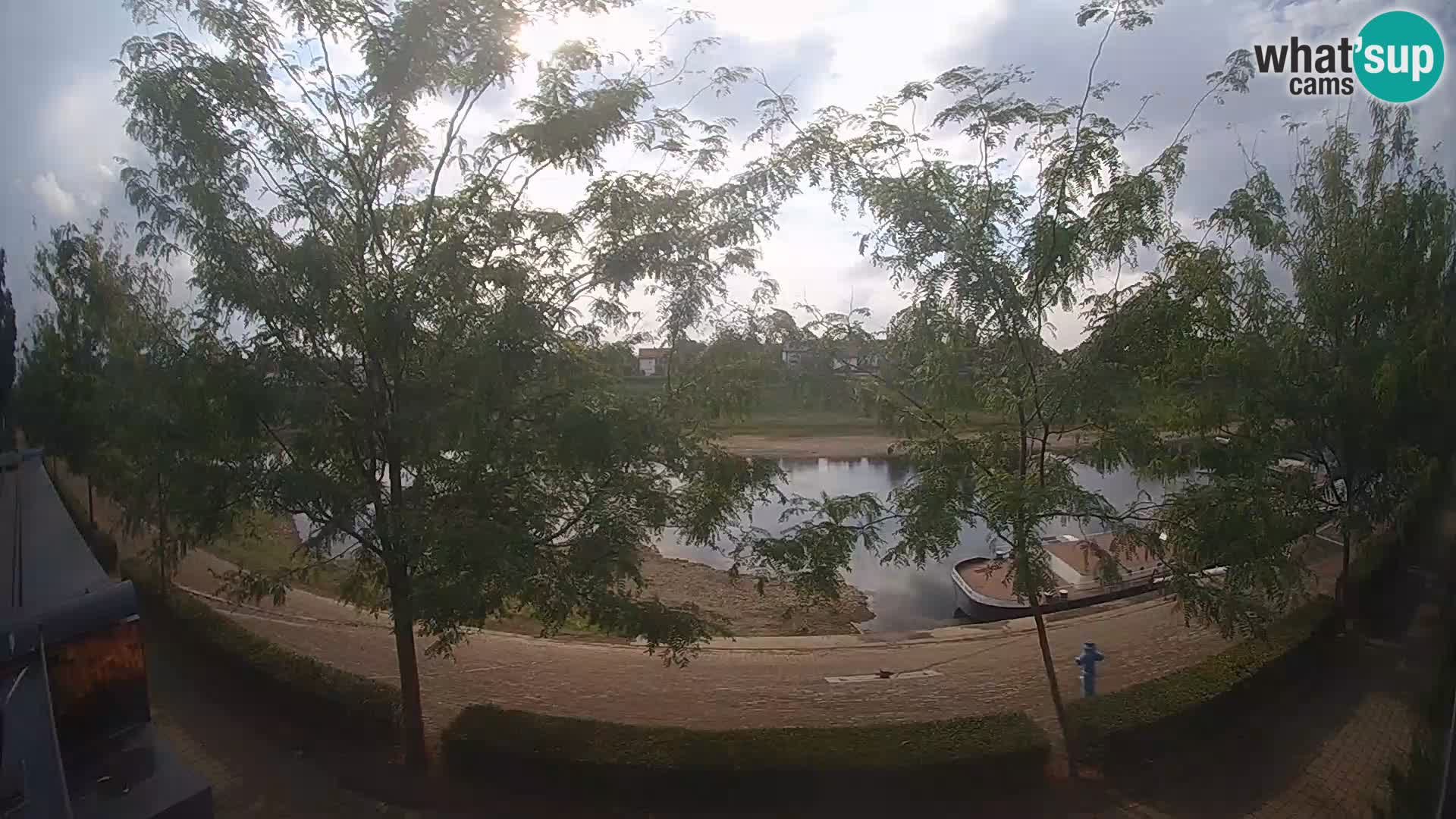 Sisak webcam en vivo Kolpa river view – Croacia