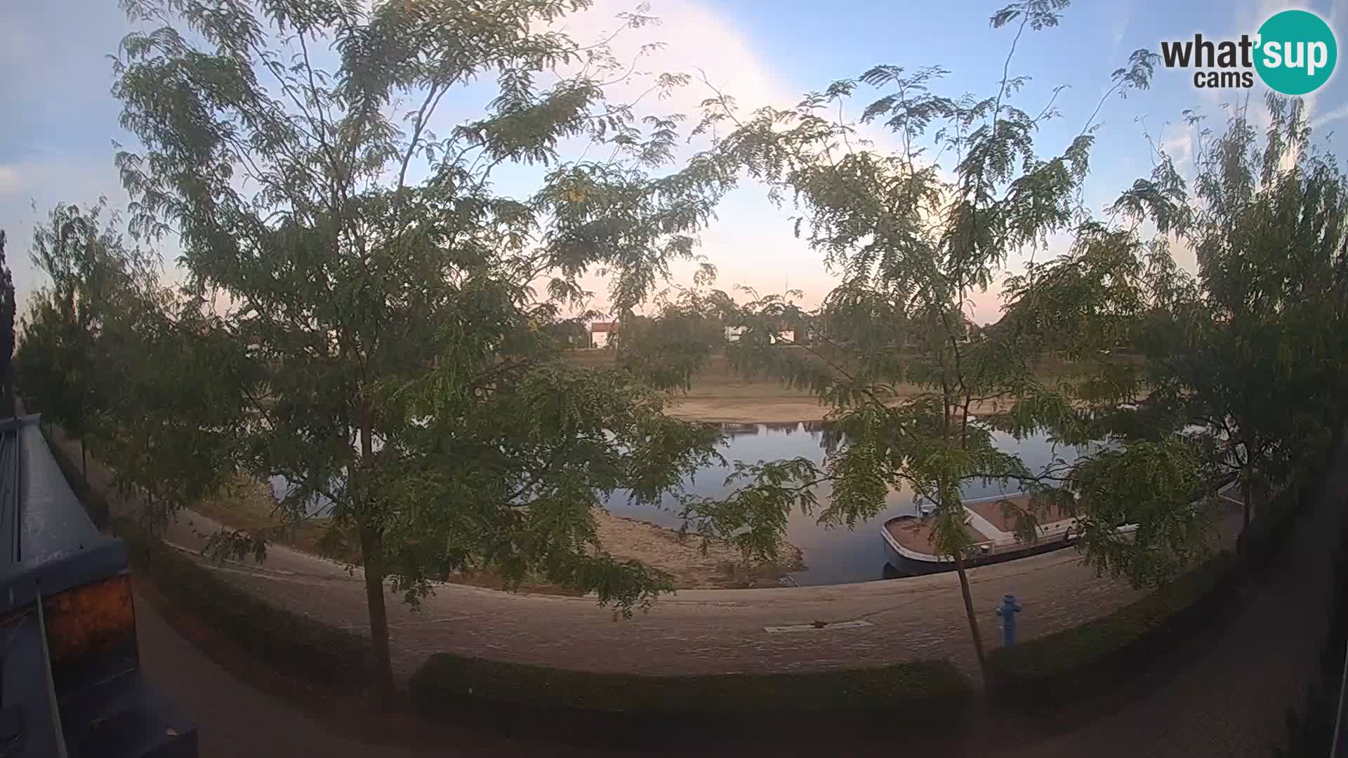 Sisak live webcam Kolpa river view – Croatia