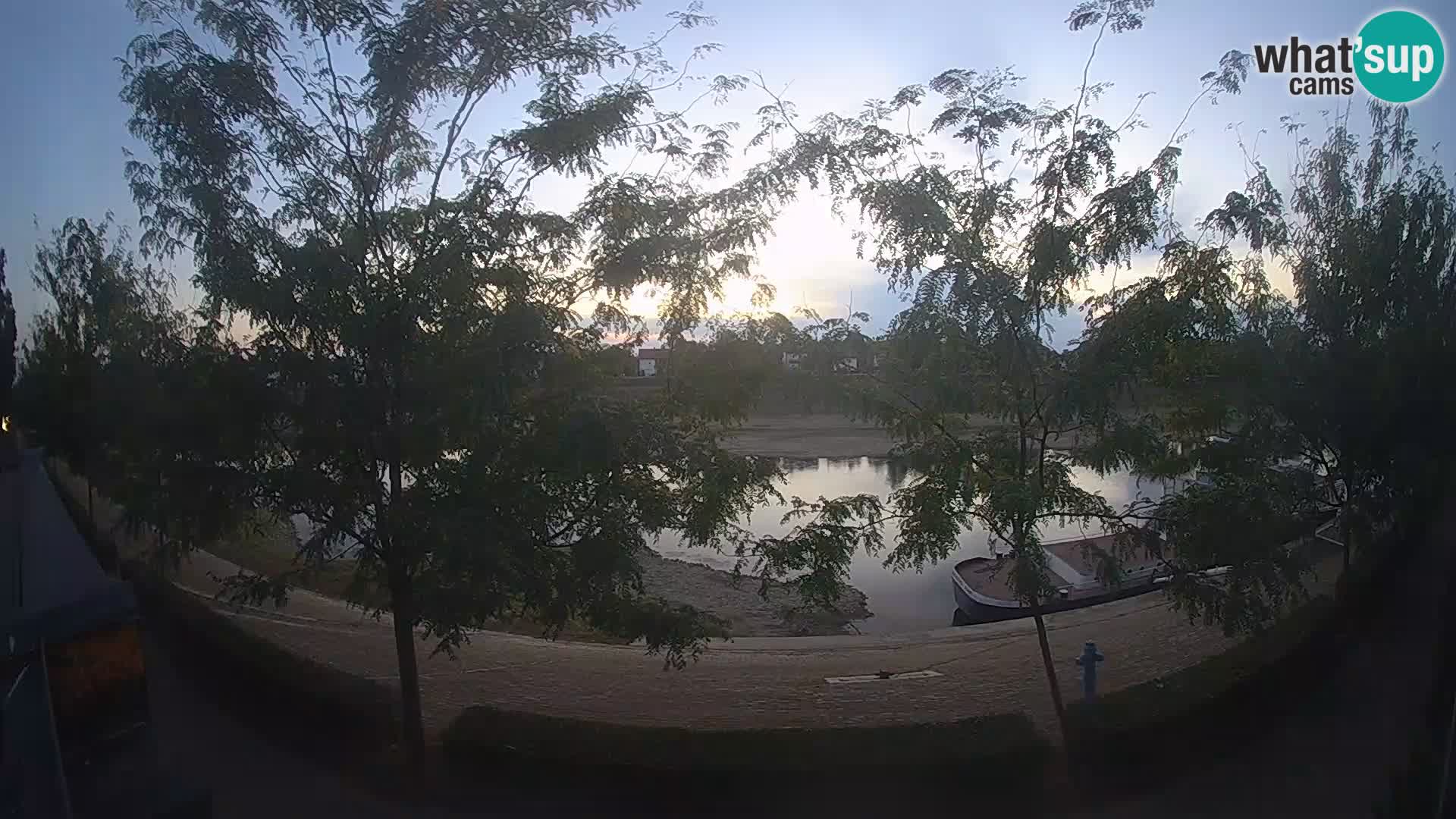 Sisak live webcam Kolpa river view – Croatia