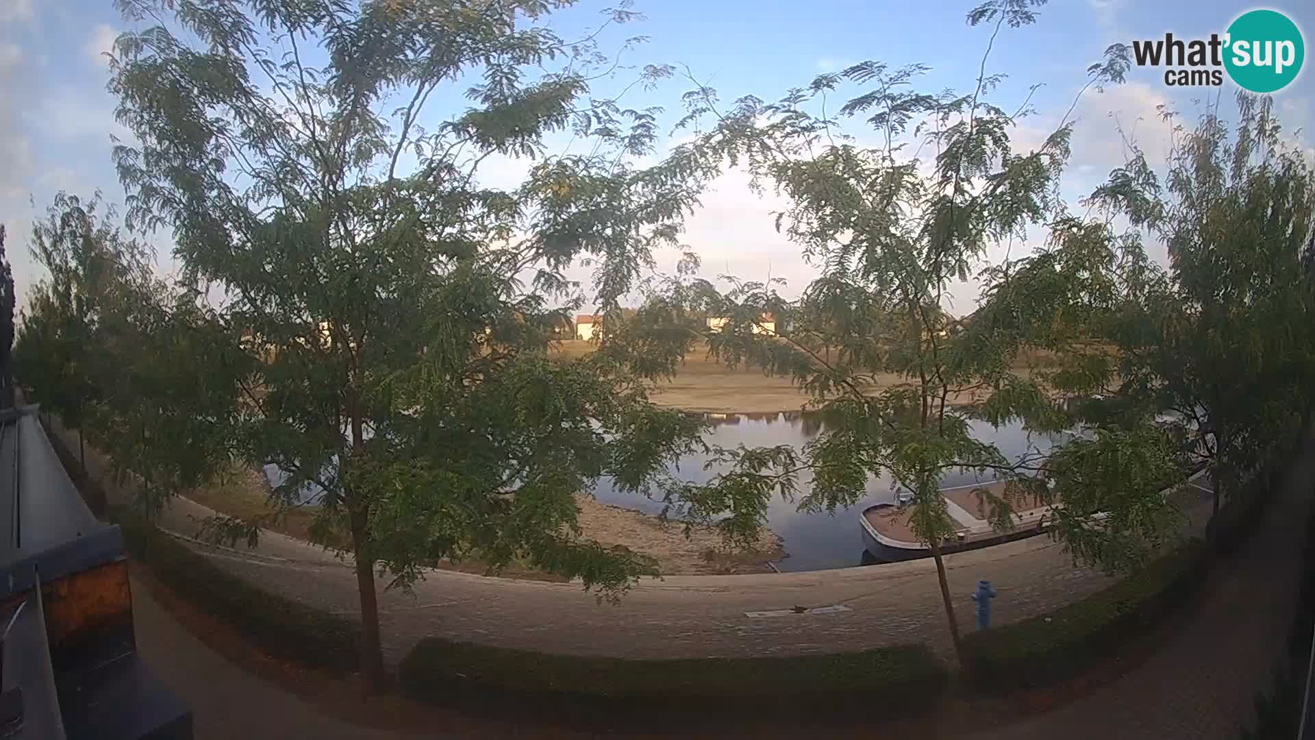 Sisak Live-Webcam Blick auf den Fluss Kolpa – Kroatien