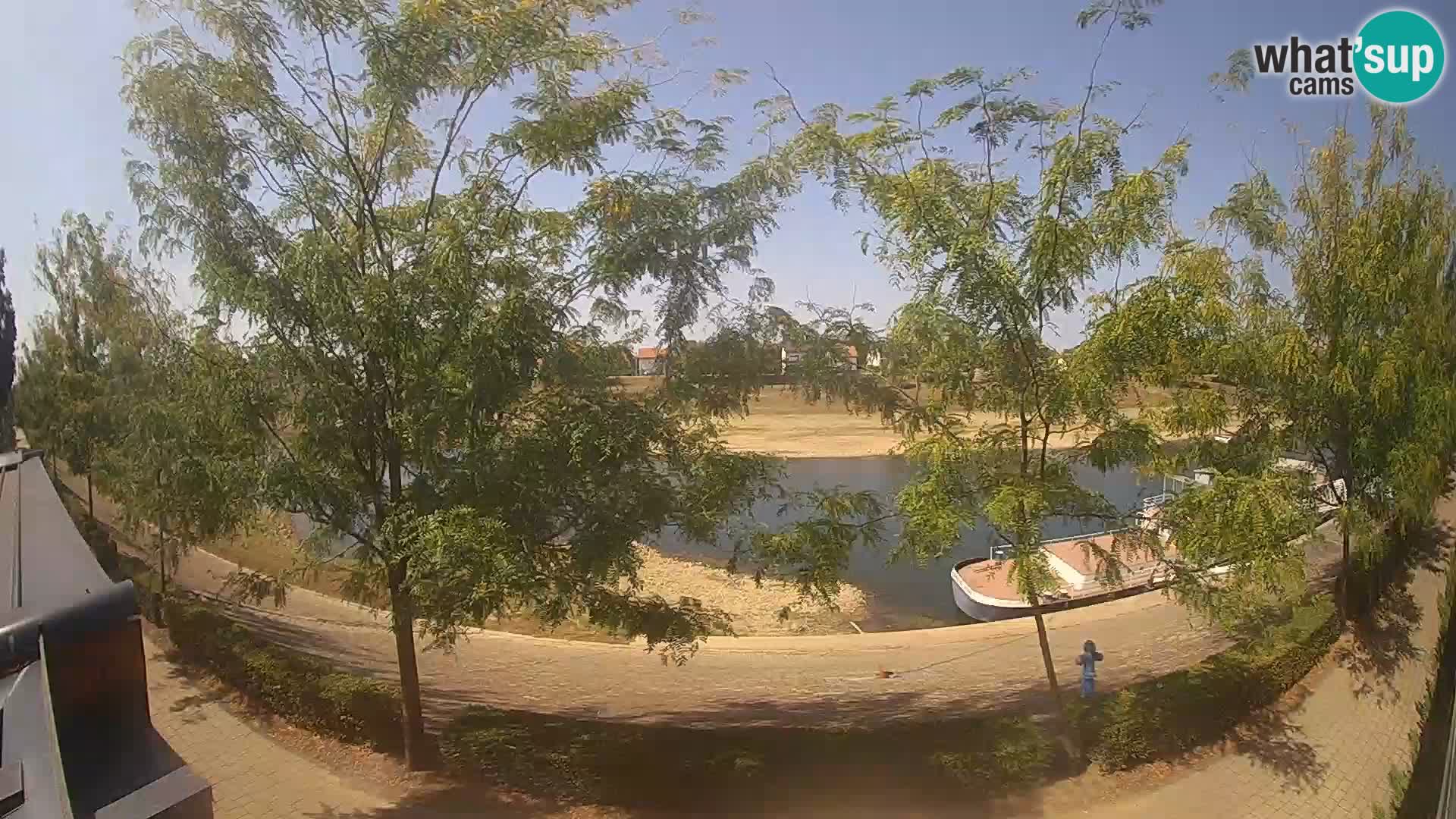 Sisak live webcam Kolpa river view – Croatia