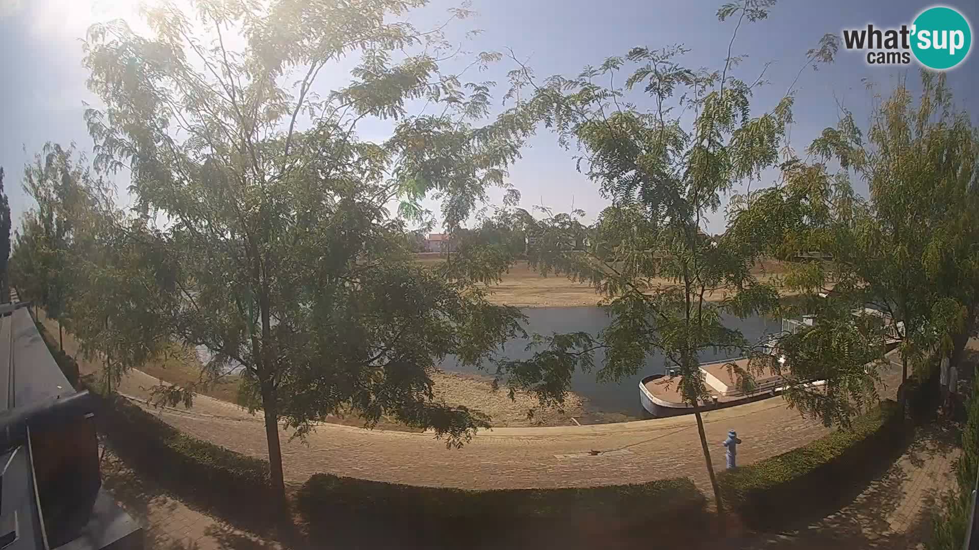 Sisak webcam en vivo Kolpa river view – Croacia