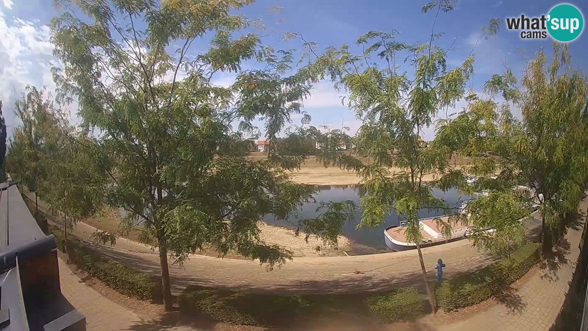 Sisak live webcam Kolpa river view – Croatia