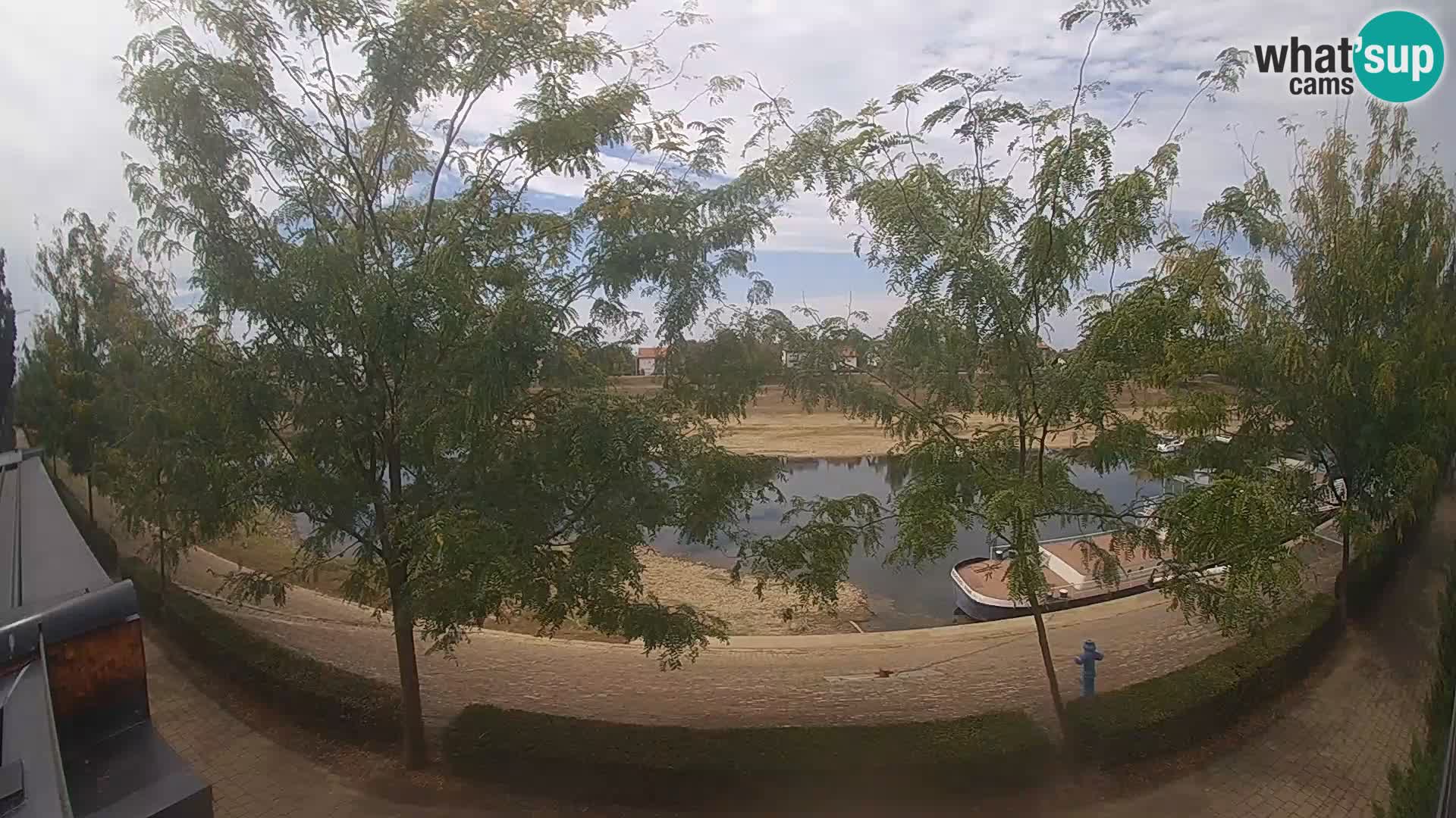 Sisak webcam en direct – vue sur la rivière Kolpa – Croatie
